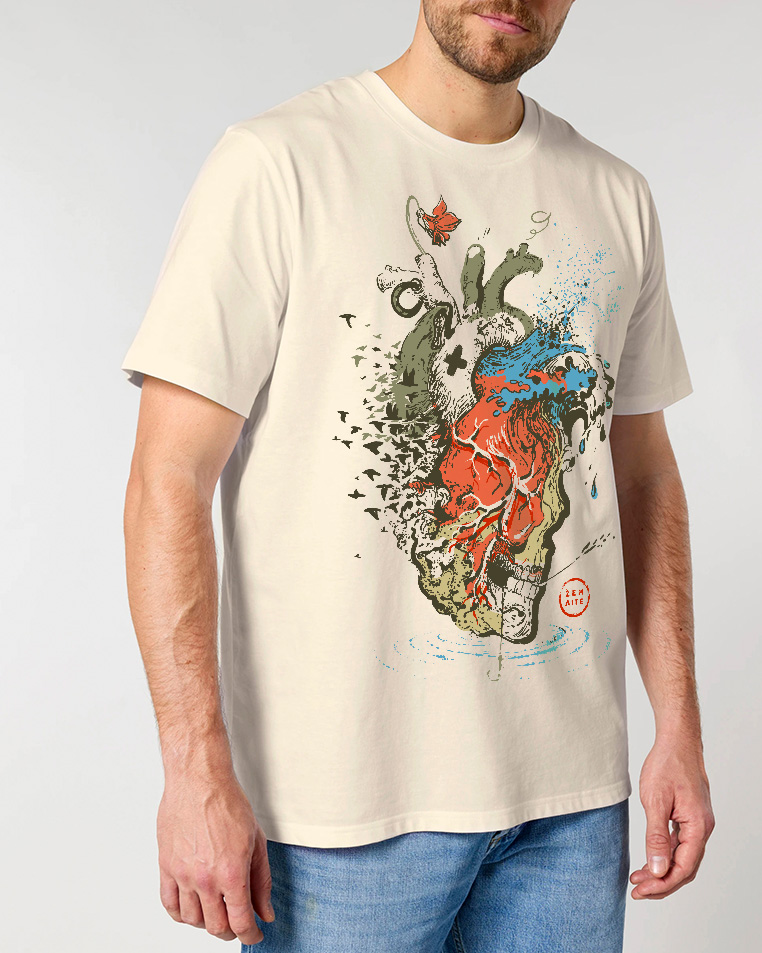 Klasikiniai Unisex marškinėliai "Living a full life"