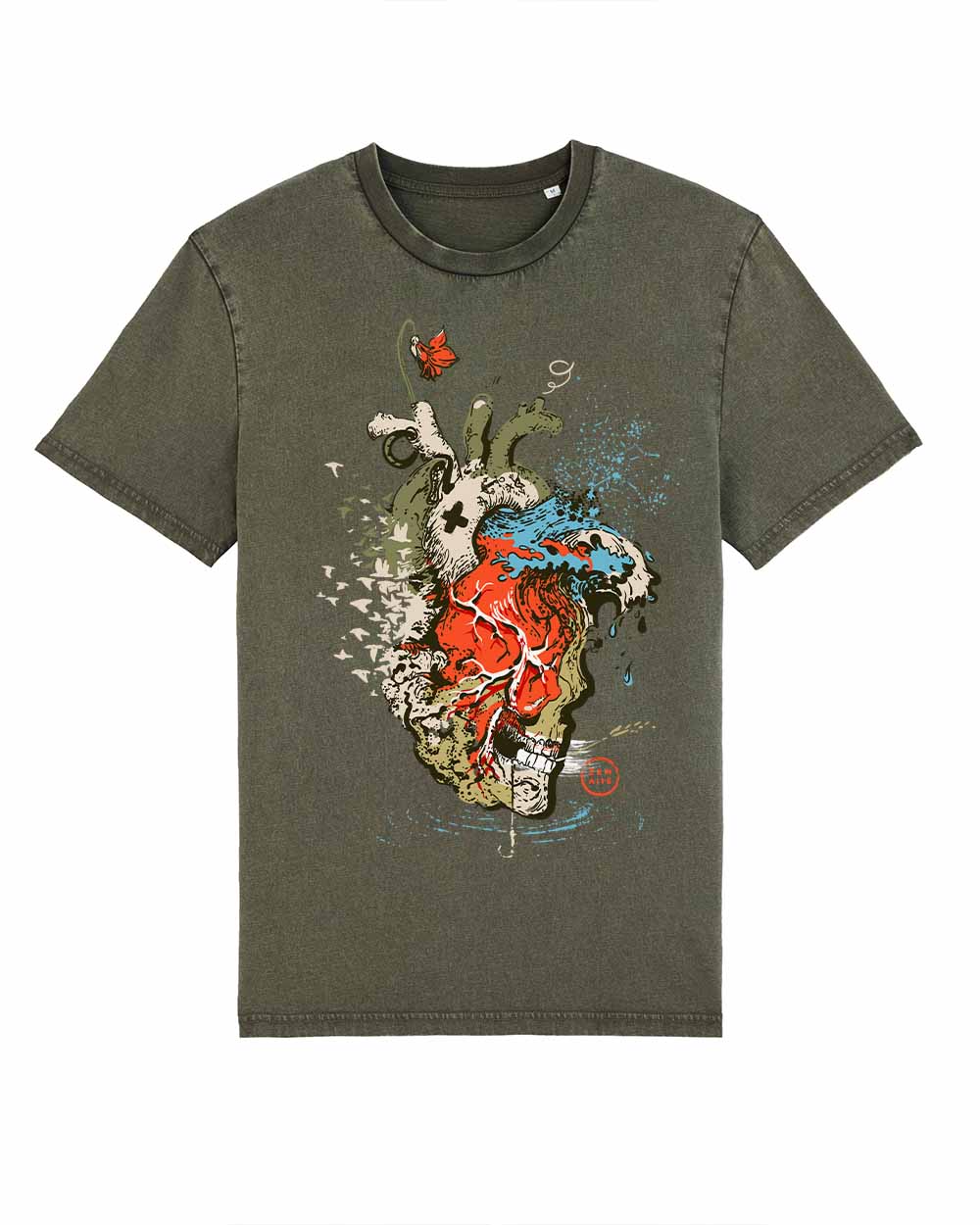 Klasikiniai Unisex marškinėliai "Living a full life"