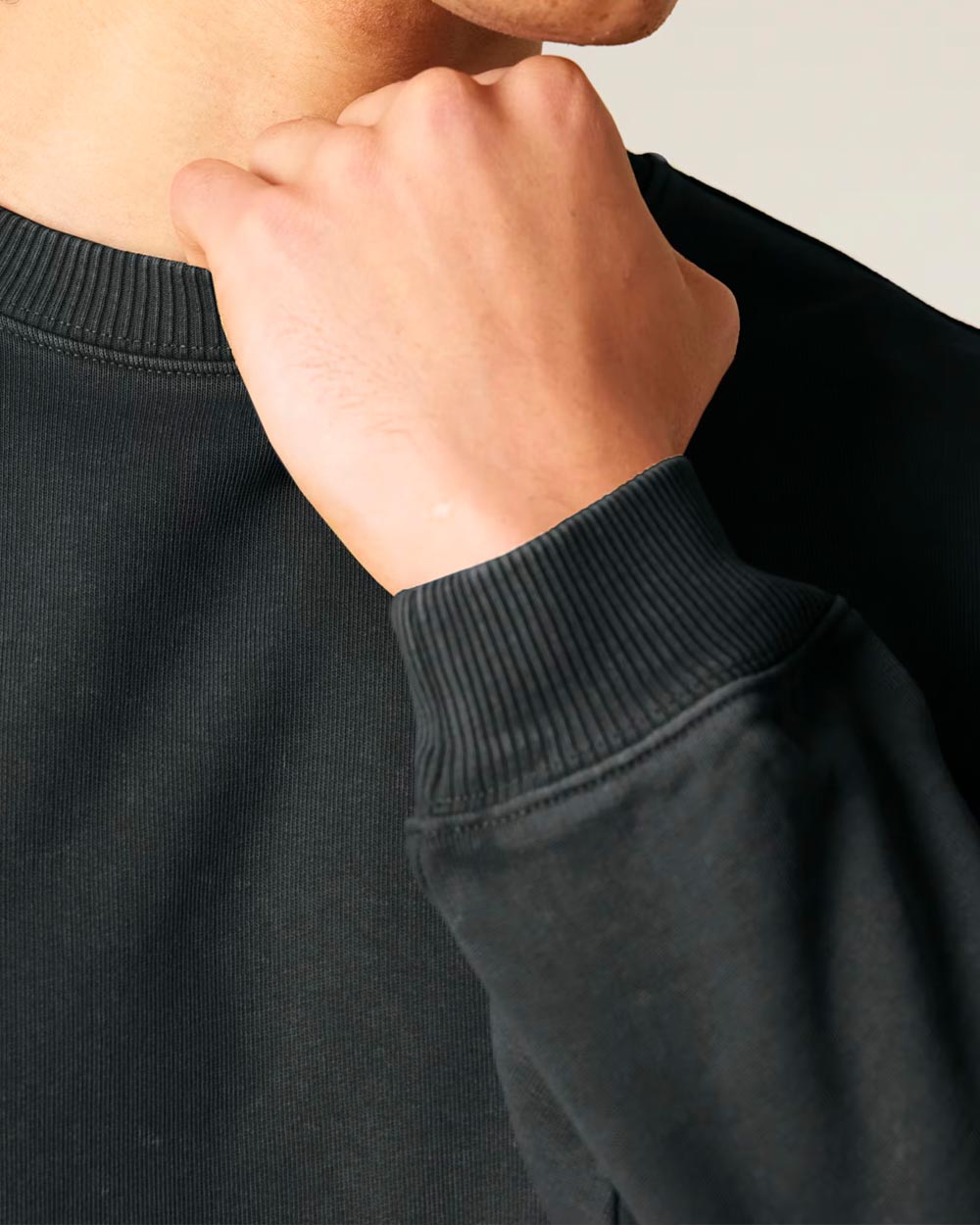 Oversize Unisex džemperis "Living a full life"