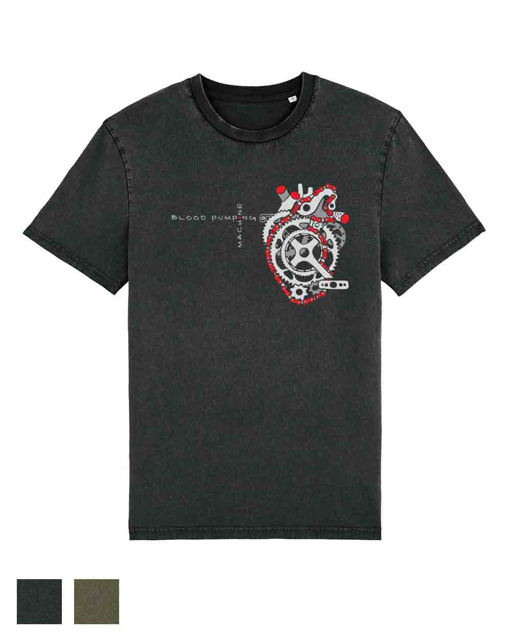 Klasikiniai Unisex marškinėliai "Blood pumping machine"