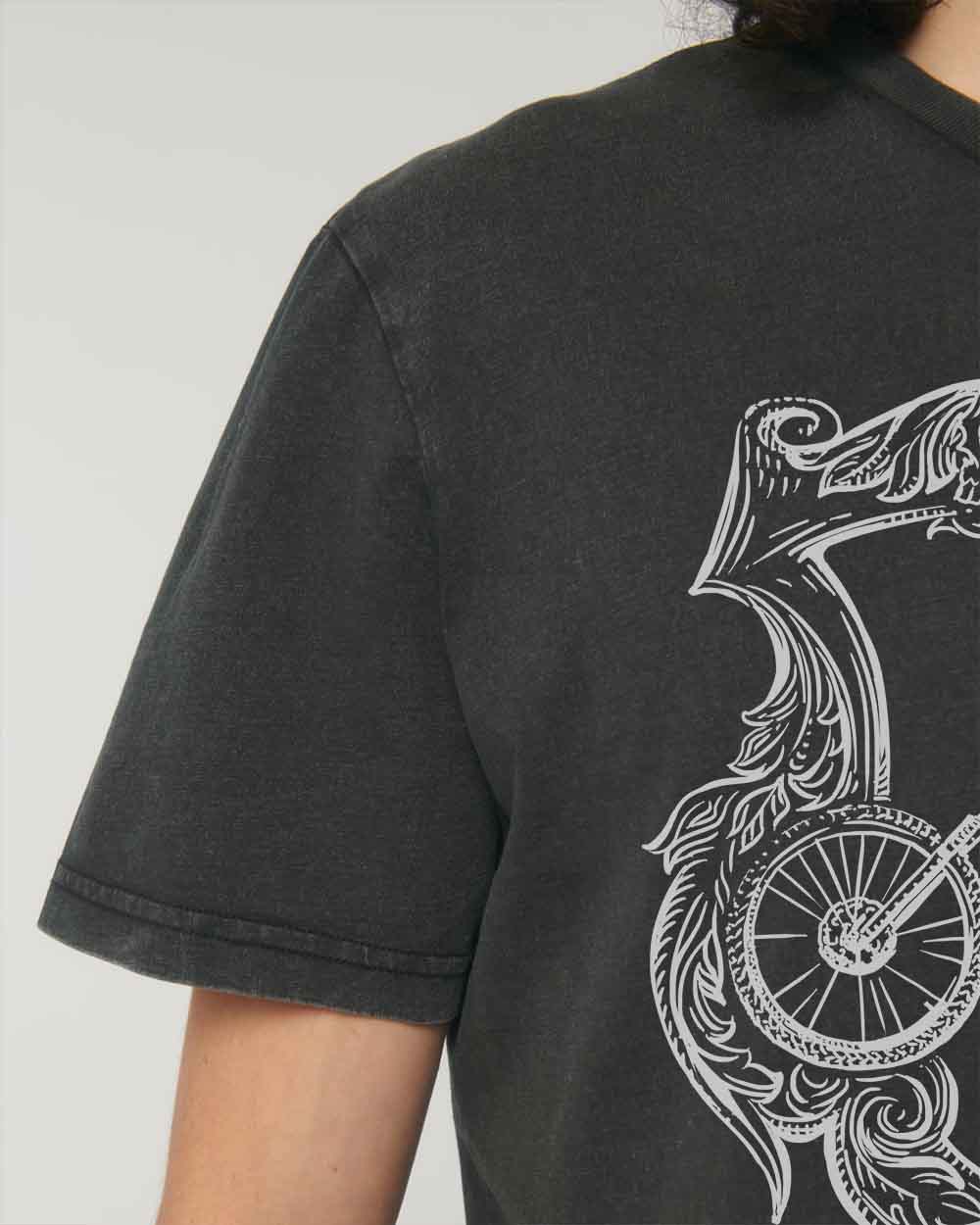 Klasikiniai Unisex marškinėliai "Biking Vytis"