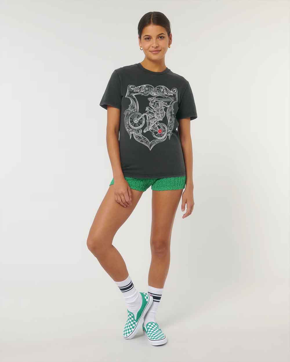 Klasikiniai Unisex marškinėliai "Biking Vytis"