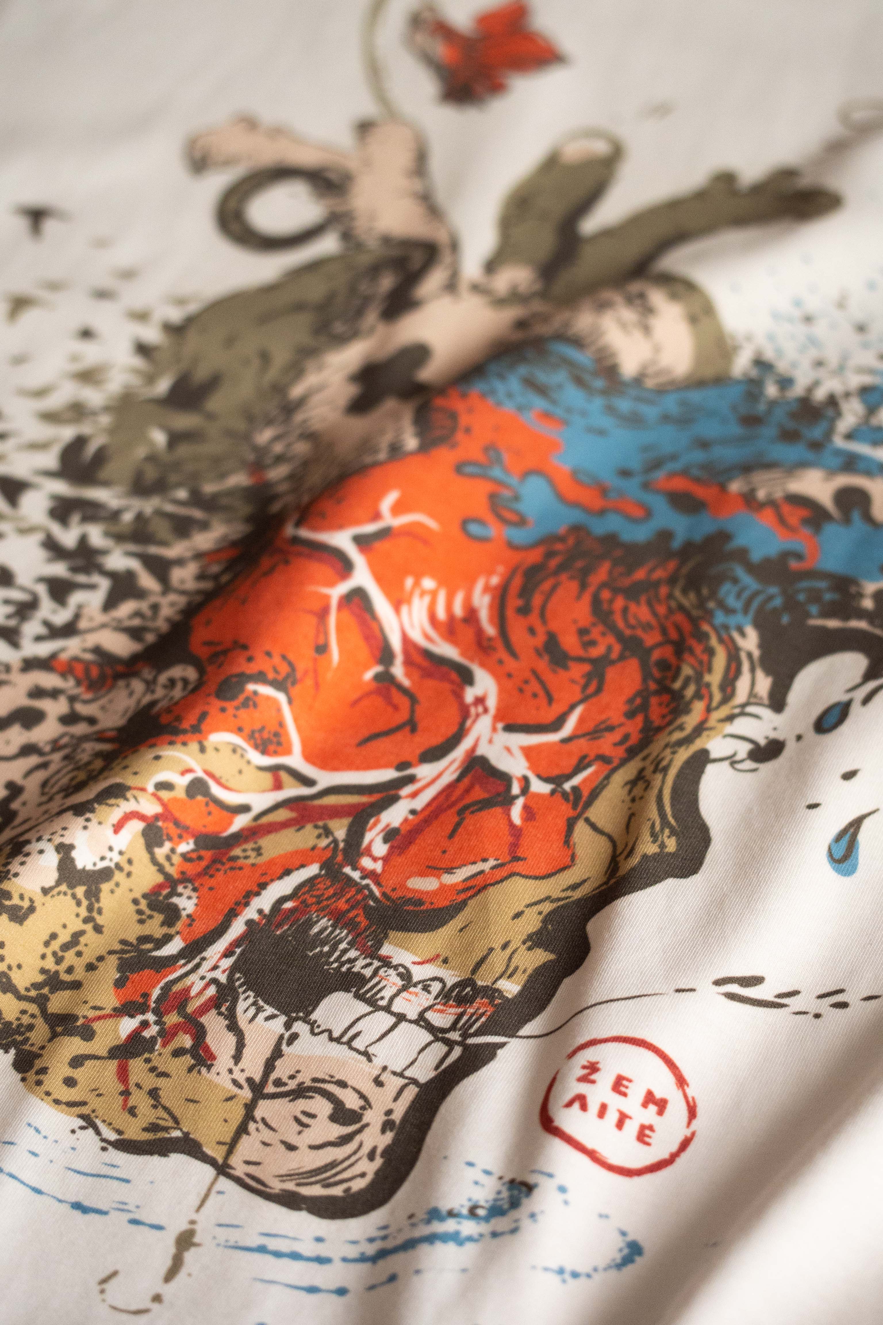 Klasikiniai Unisex marškinėliai "Living a full life"