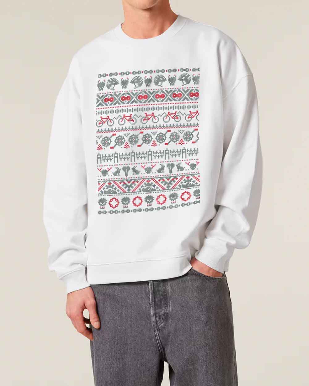 Oversize Unisex džemperis "Biking story"