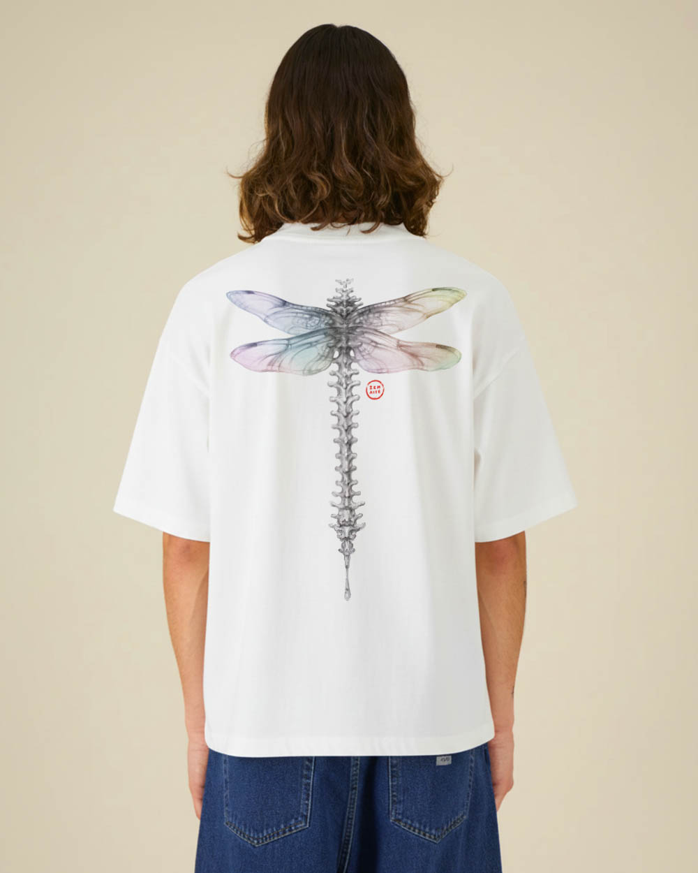 Oversize Unisex marškinėliai "Dragonfly"