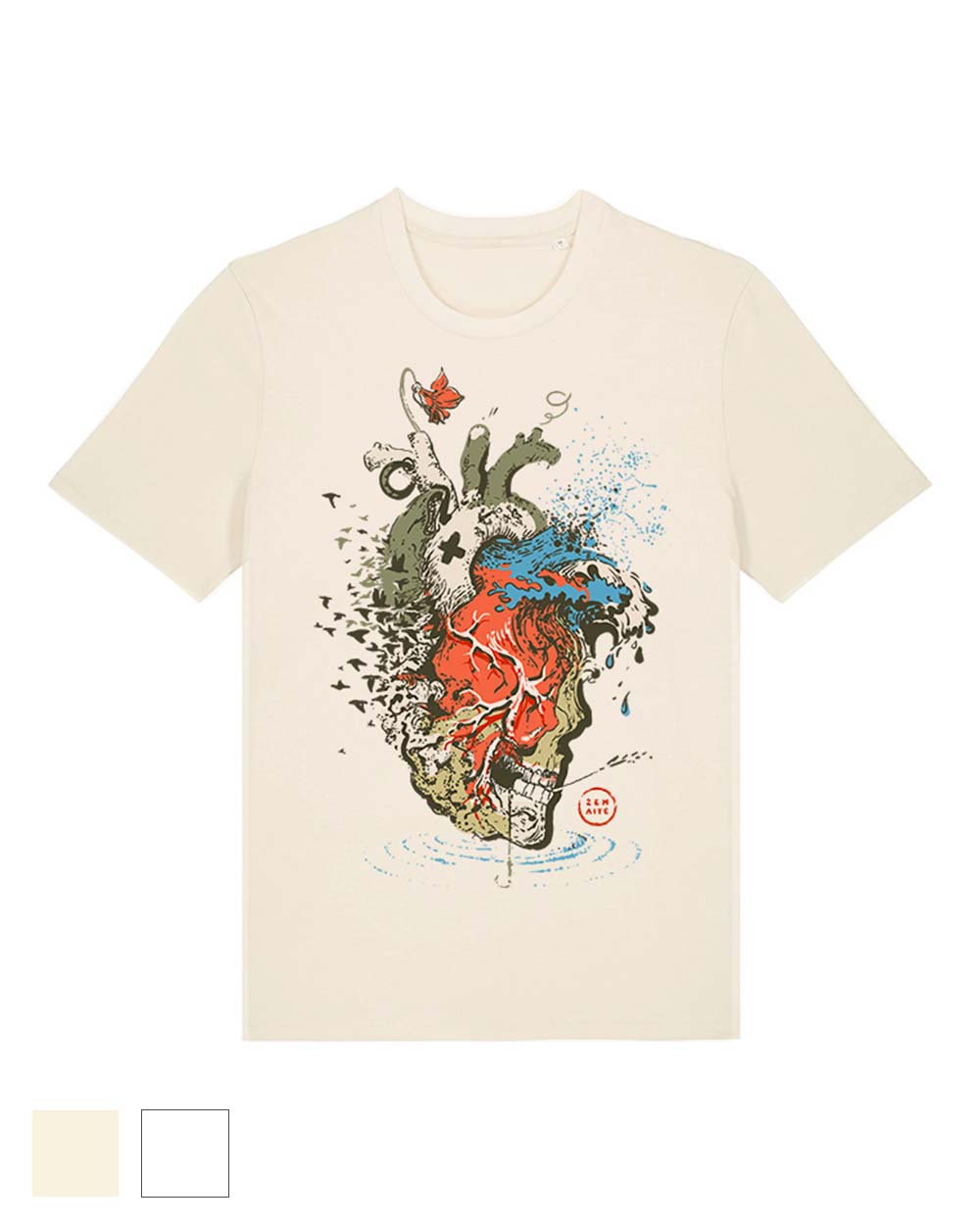 Klasikiniai Unisex marškinėliai "Living a full life"