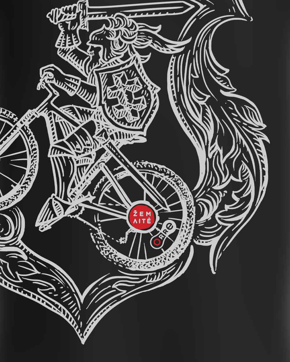 Oversize Unisex džemperis "Biking Vytis"