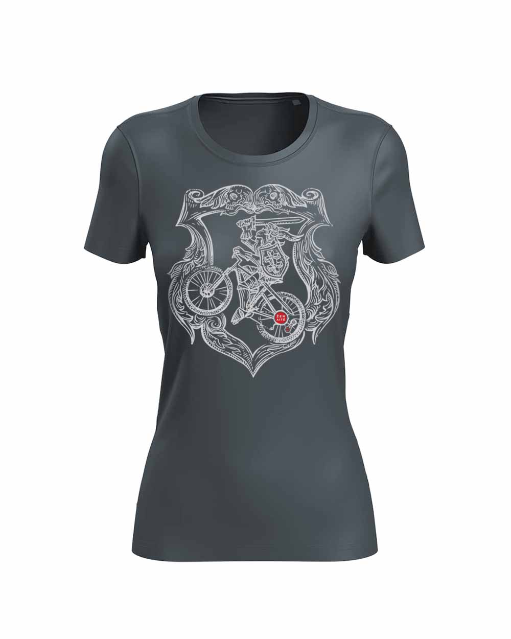 Moteriški sportiniai marškinėliai "Biking Vytis"