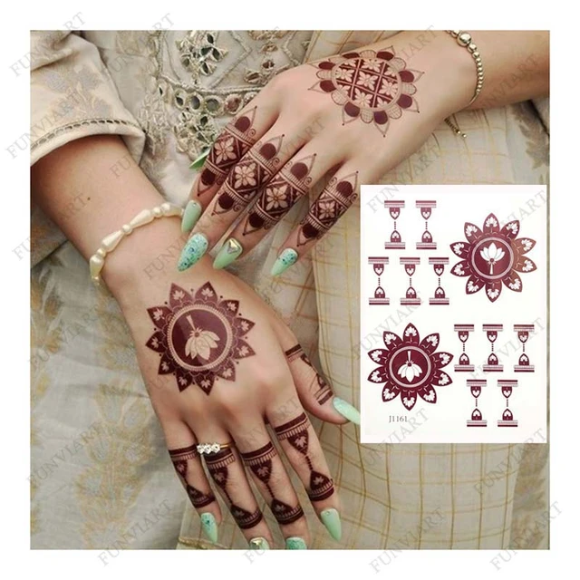Henna Tattoo Stencil - Henna-15
