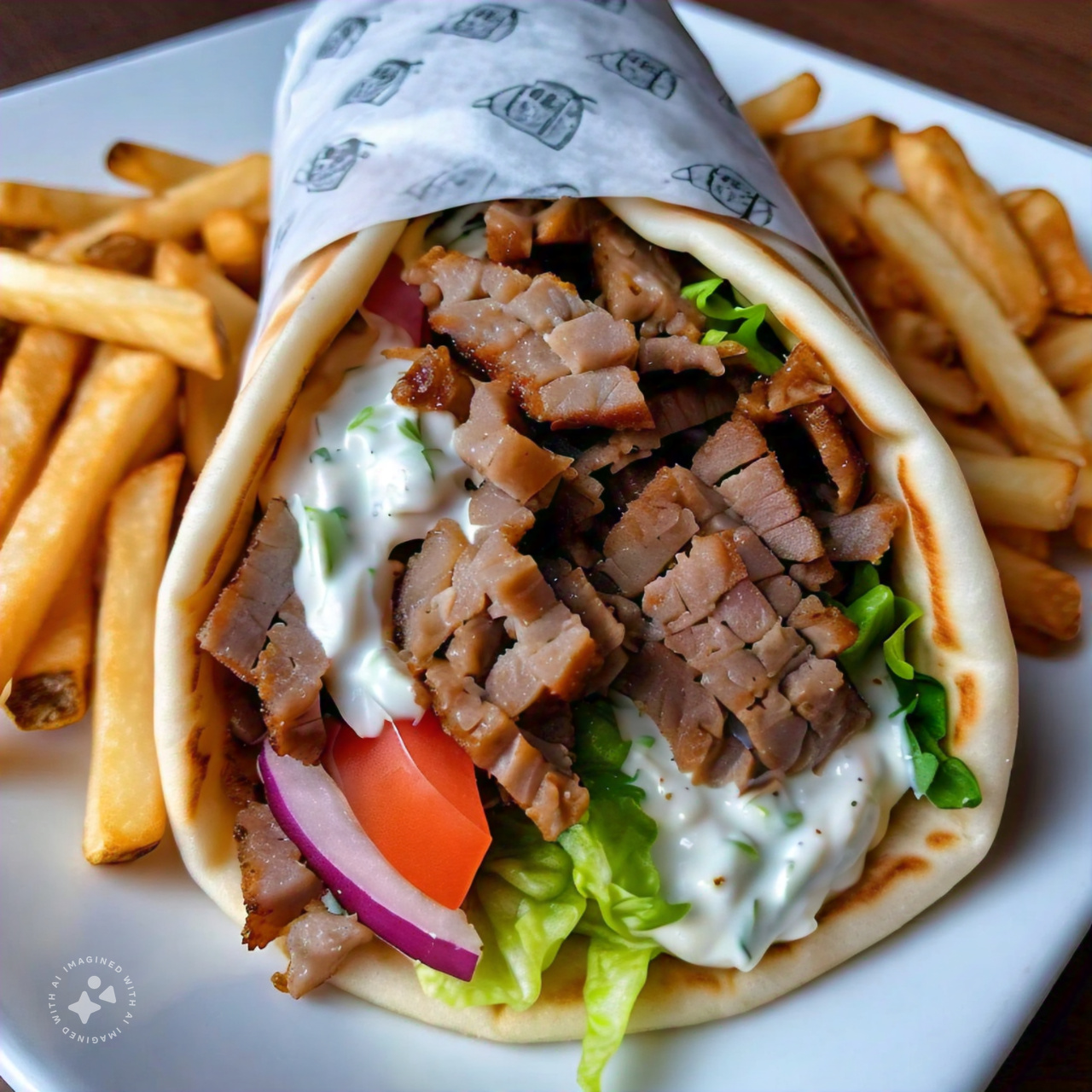 Delicious Gyro Wrap