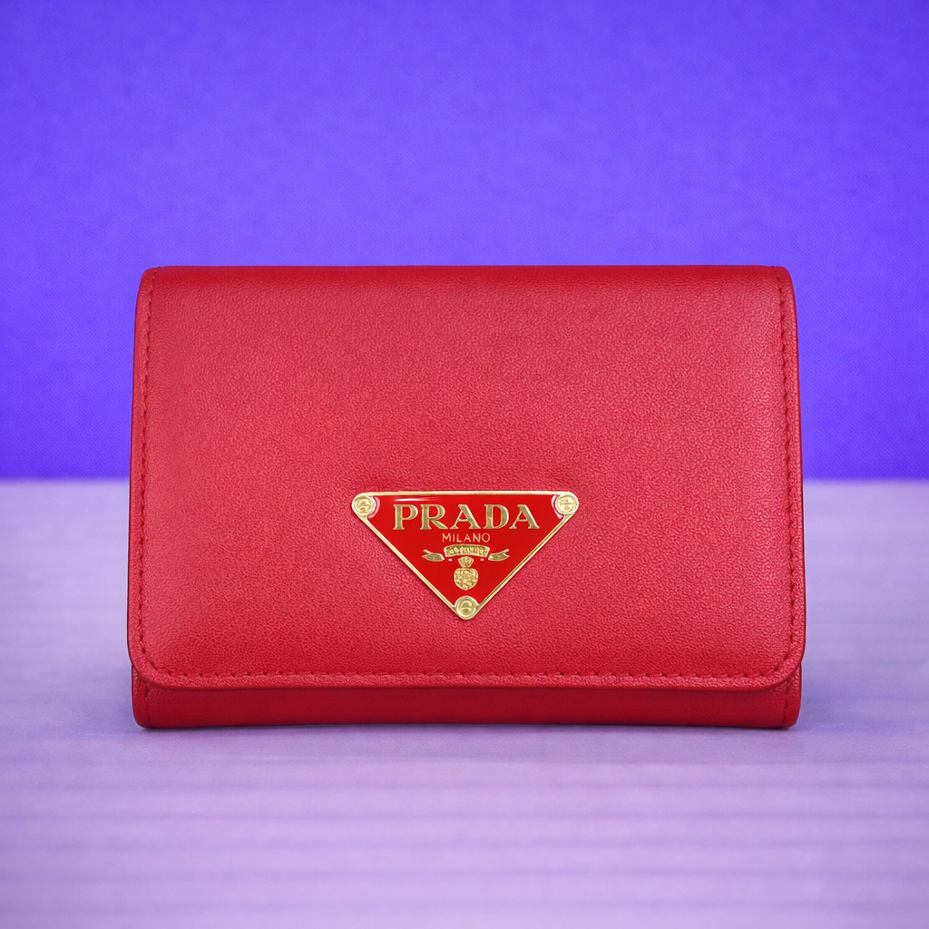 PRADA RED WALLET