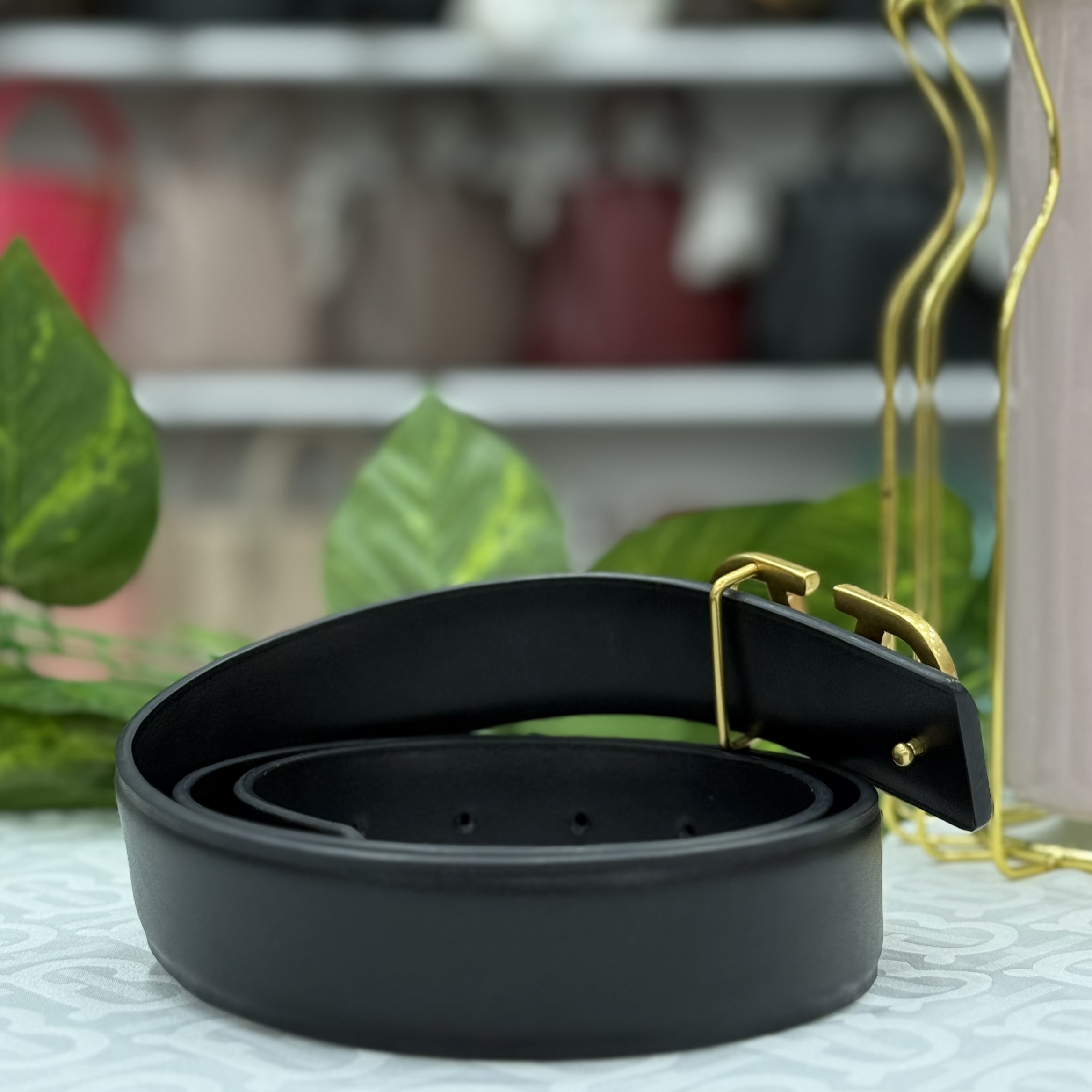 VALENTINO  LEATHER BELT