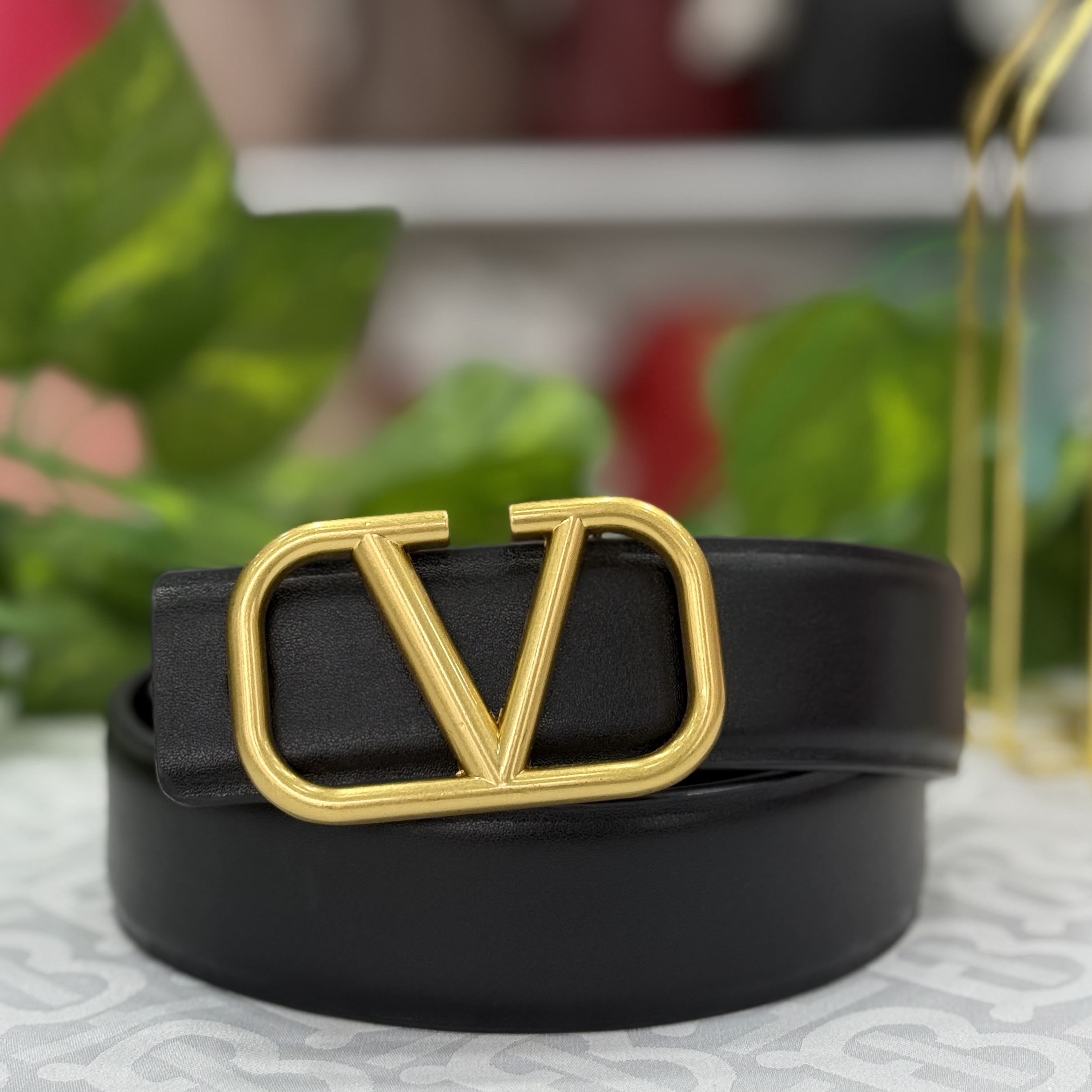 VALENTINO  LEATHER BELT