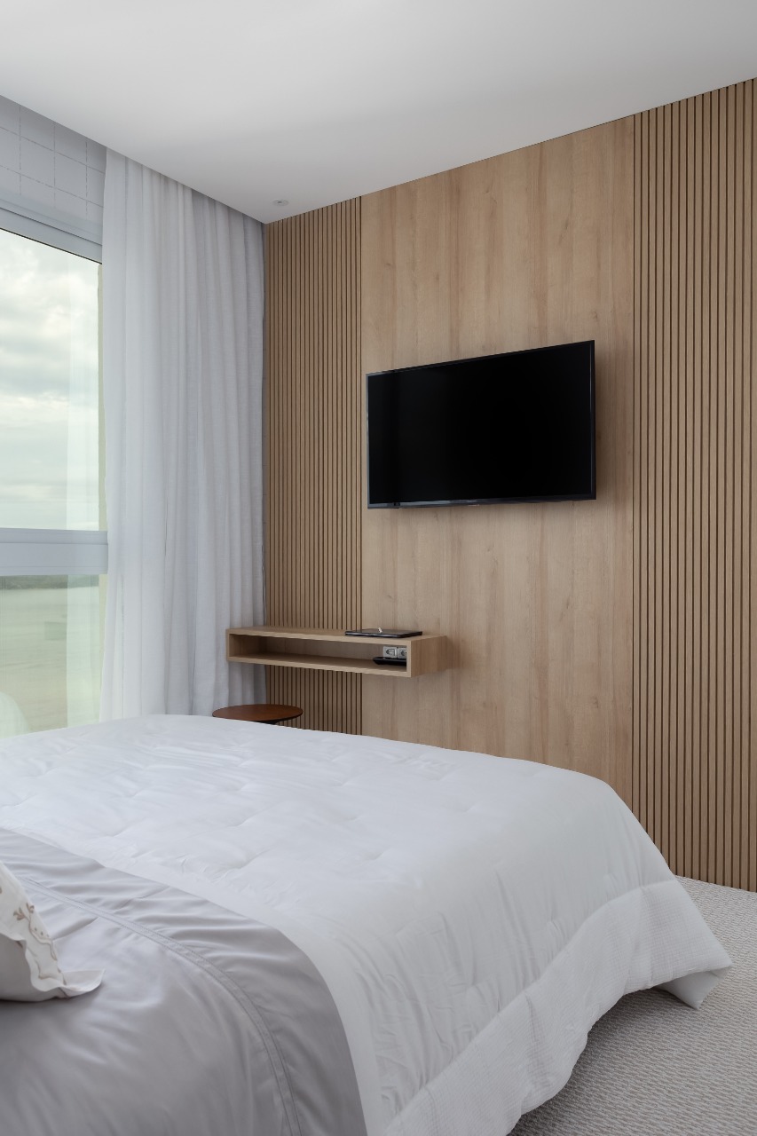 Apartamento no Edifício Infinity Coast VISTA PARA O MAR