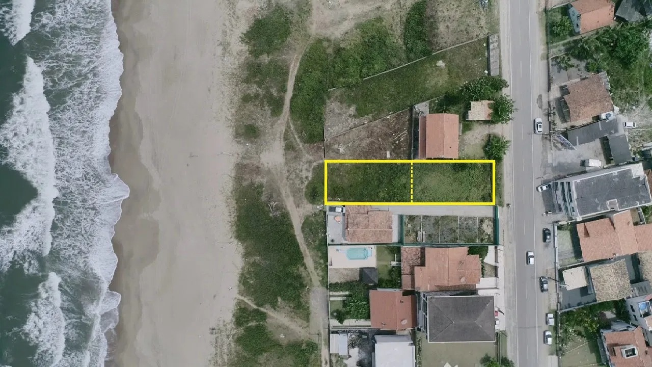 Lotes com frente ao mar em Barra Velha/SC