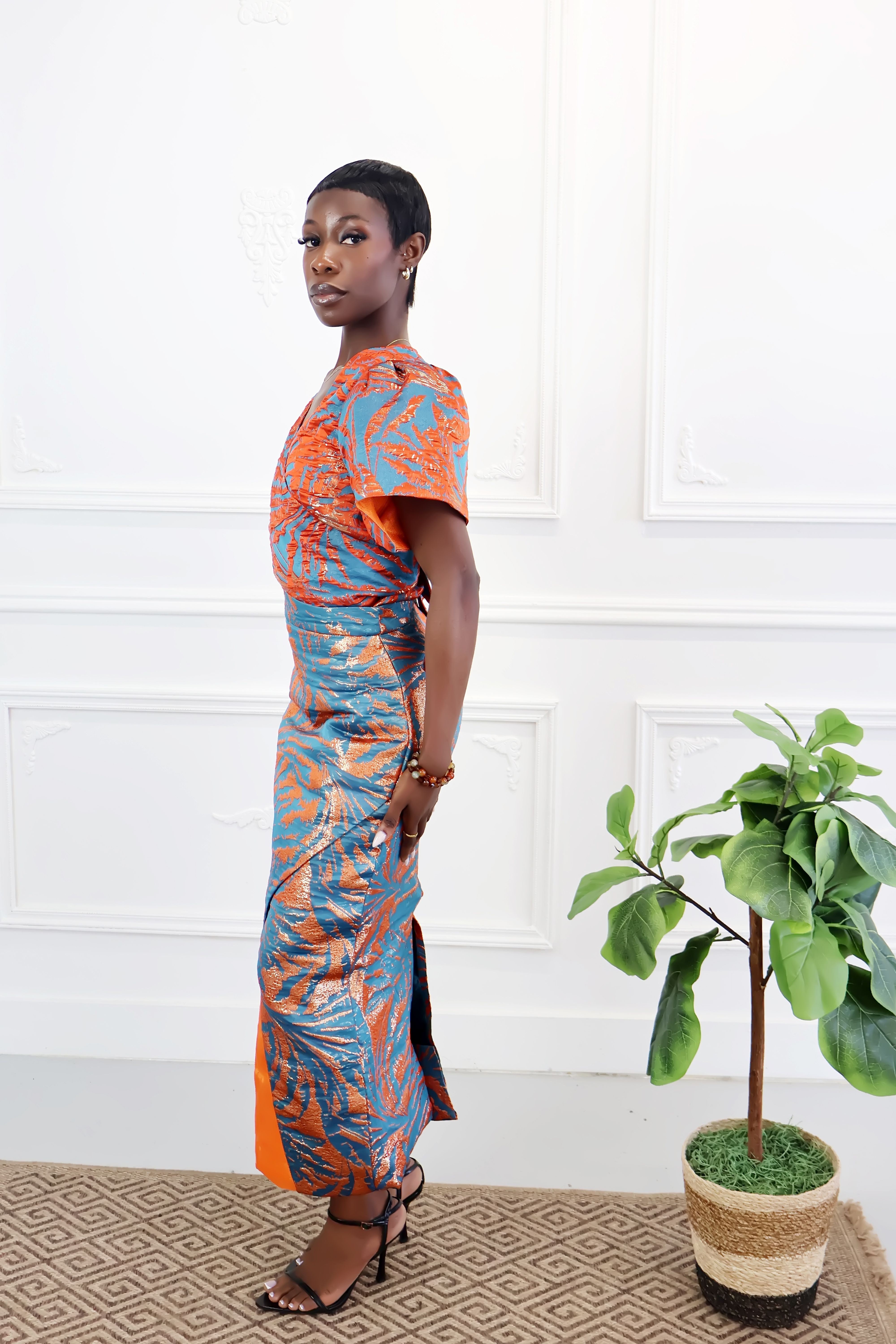 Pencil Skirt with Insert