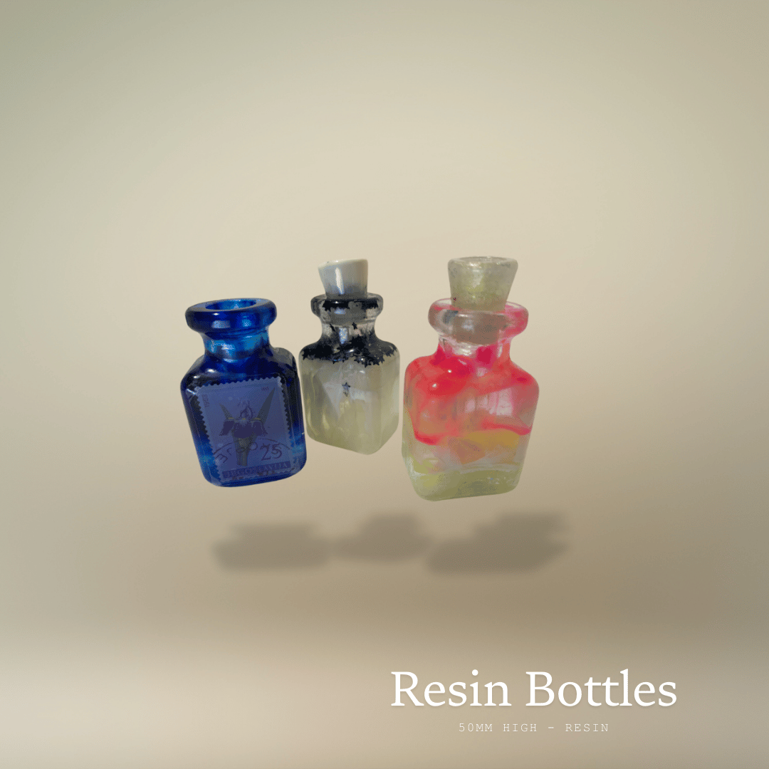 Little Resin Bottles