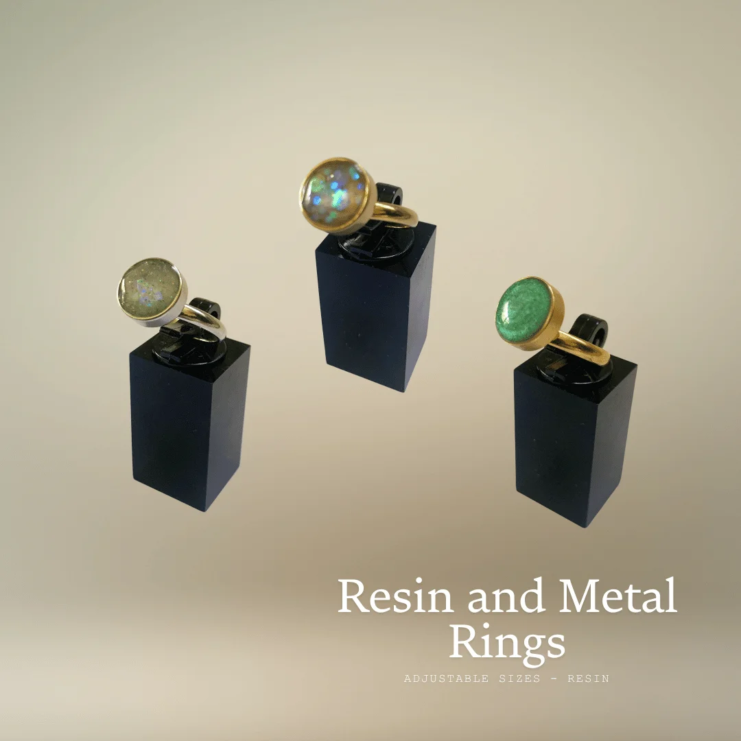 Resin and Metal Rings