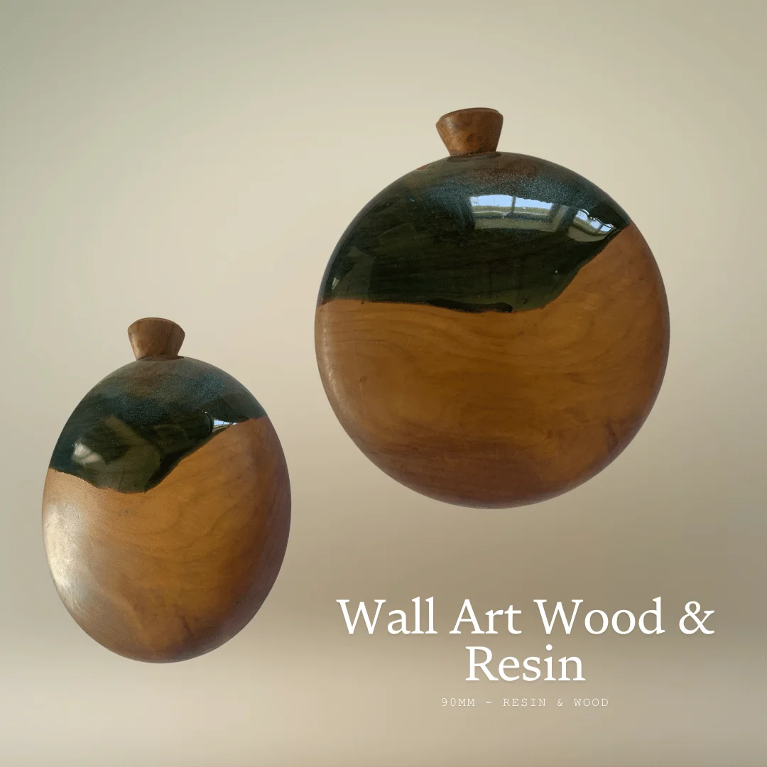 Wall Art Bottle Wood & Resin