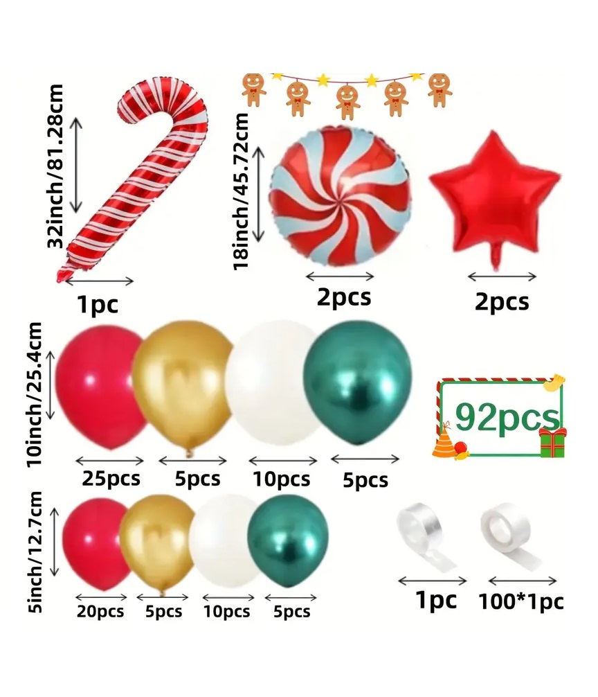 Kalėdinių balionų dekoracija ir dovana!