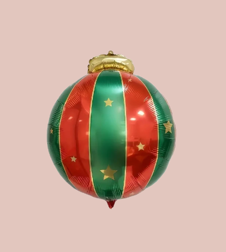 Dideli Kalėdiniai balionai burbulai, 3 vnt.