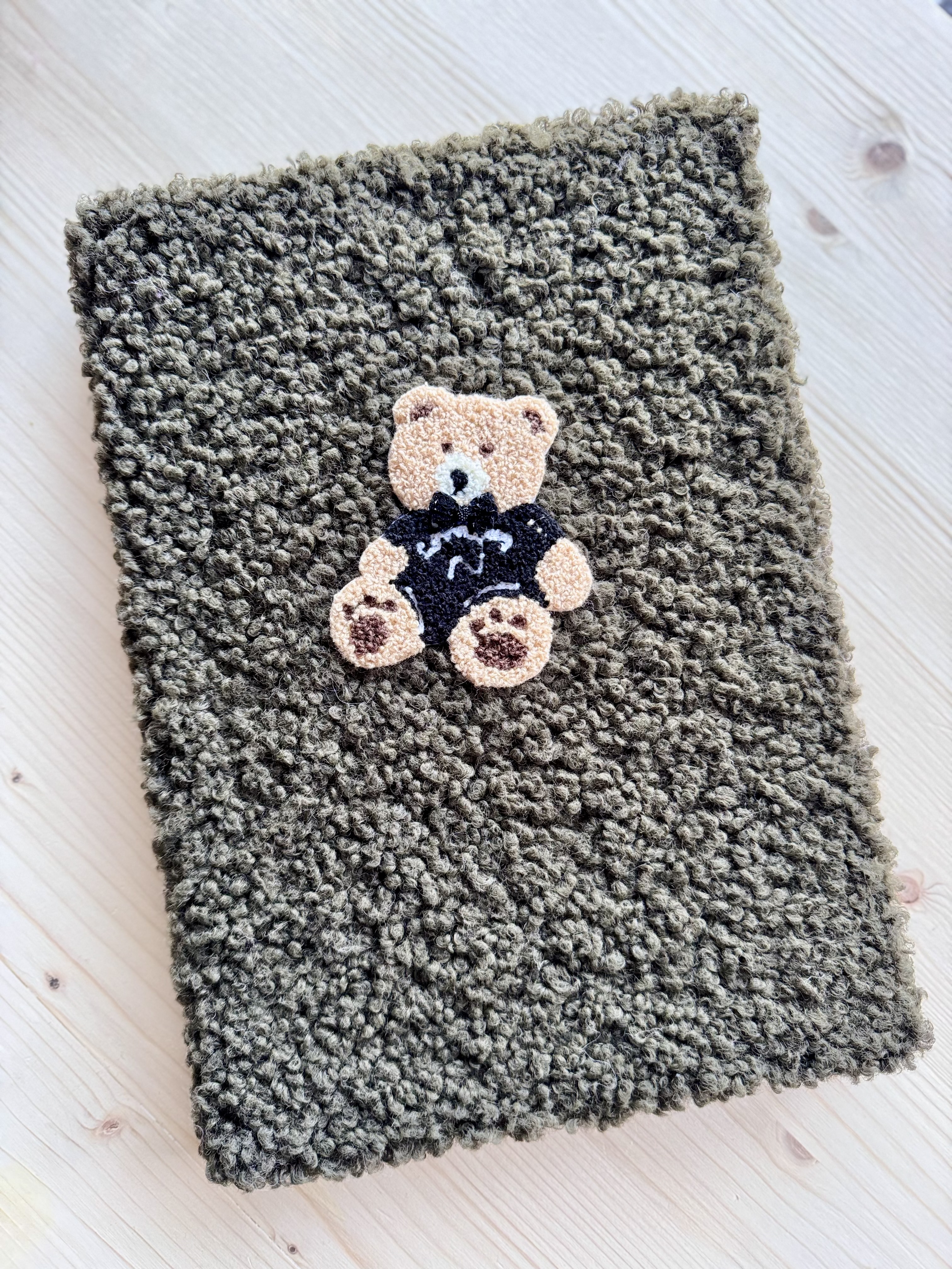Žalia Teddy užrašų knygelė MAISMADE