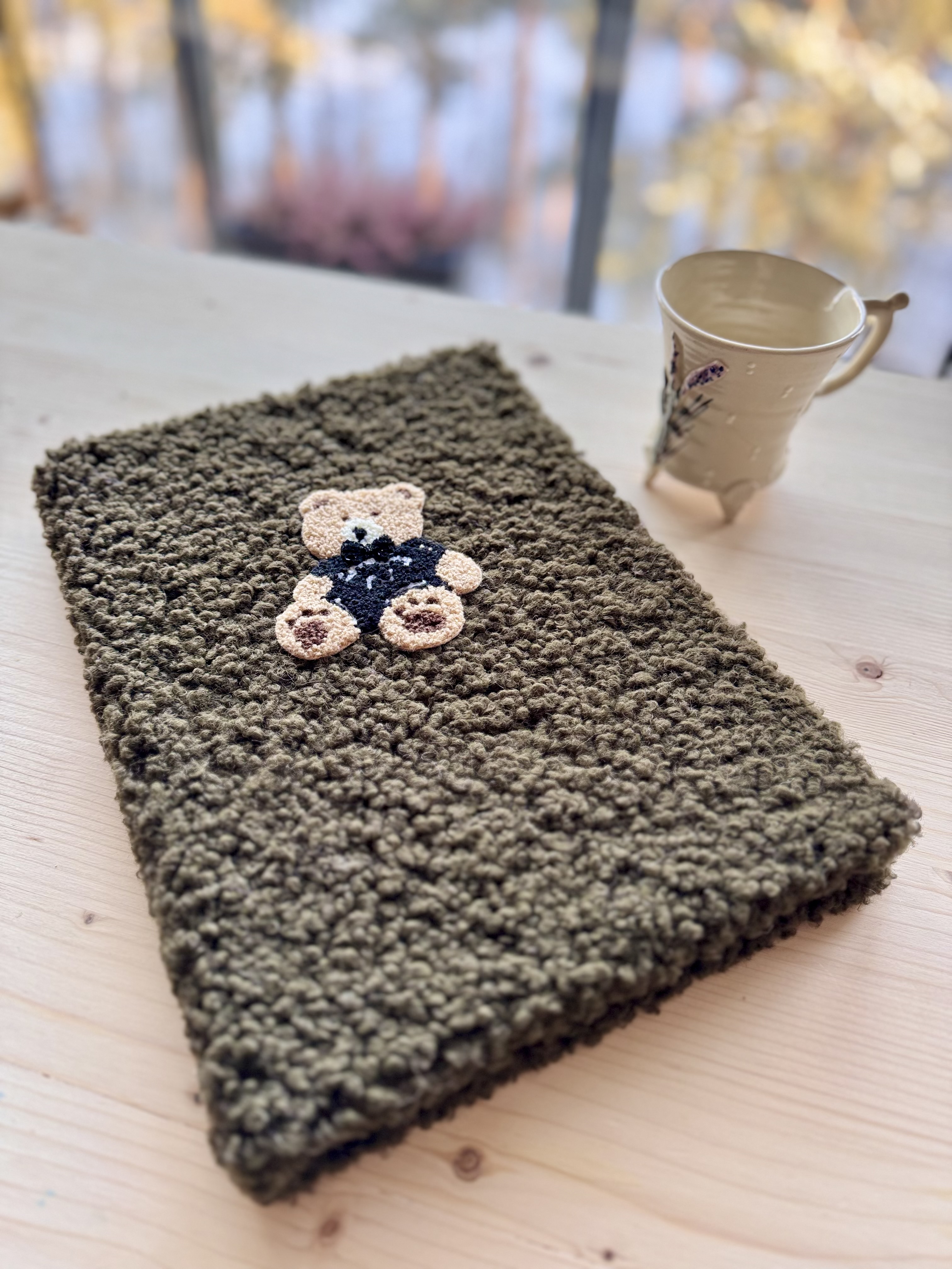 Žalia Teddy užrašų knygelė MAISMADE