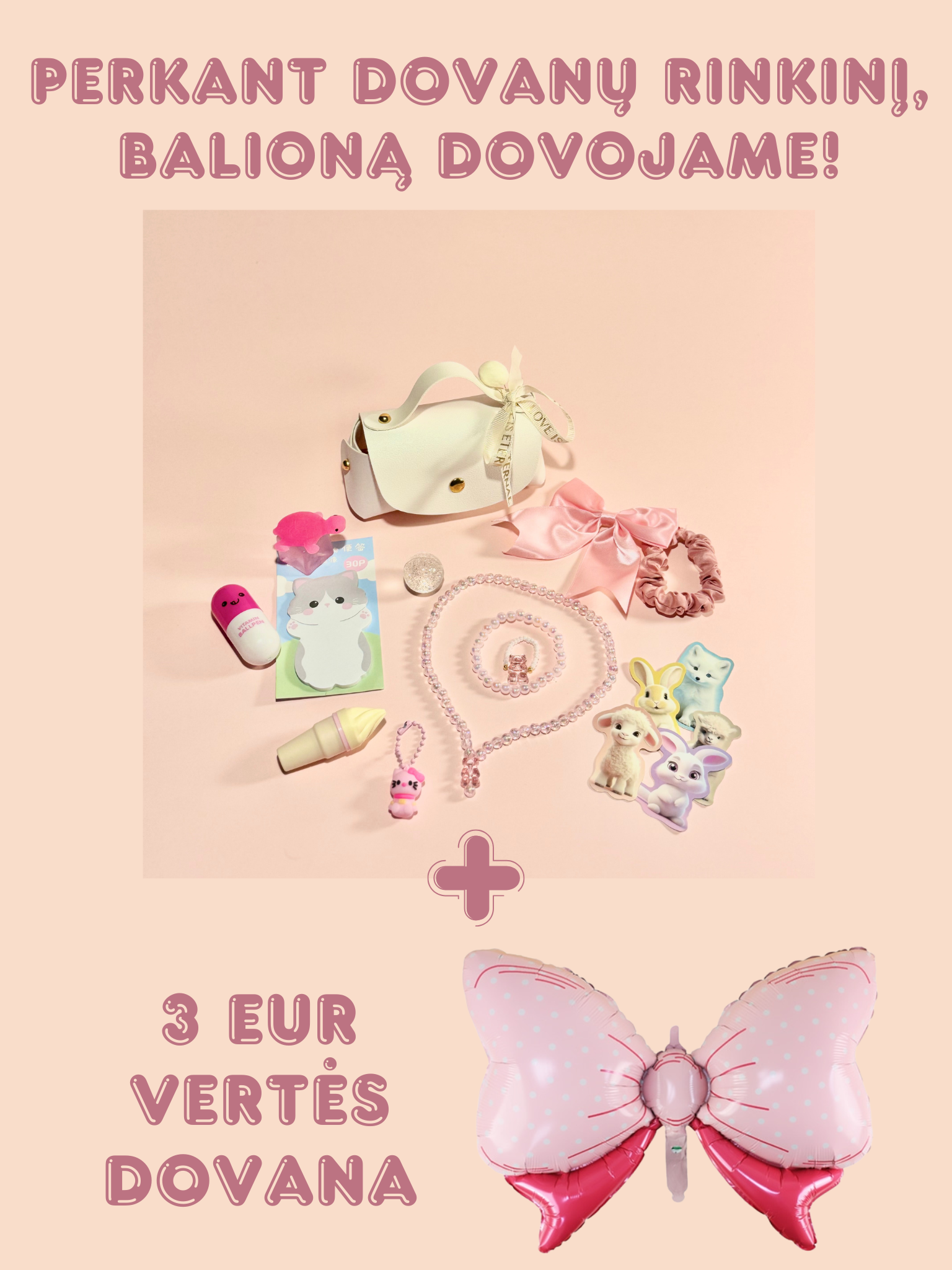 Dovanų rinkinys vaikams "Kasdien pasipuošus"