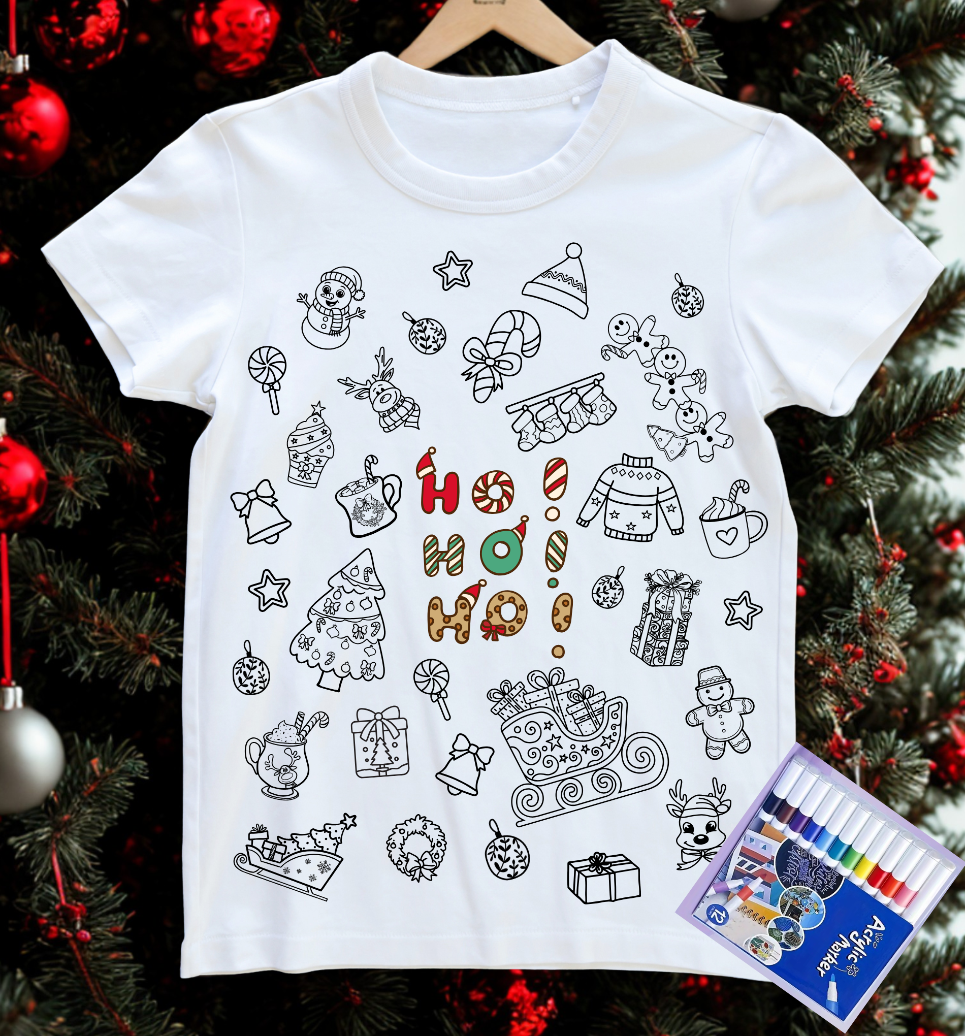 Kalėdiniai marškinėliai vaikams