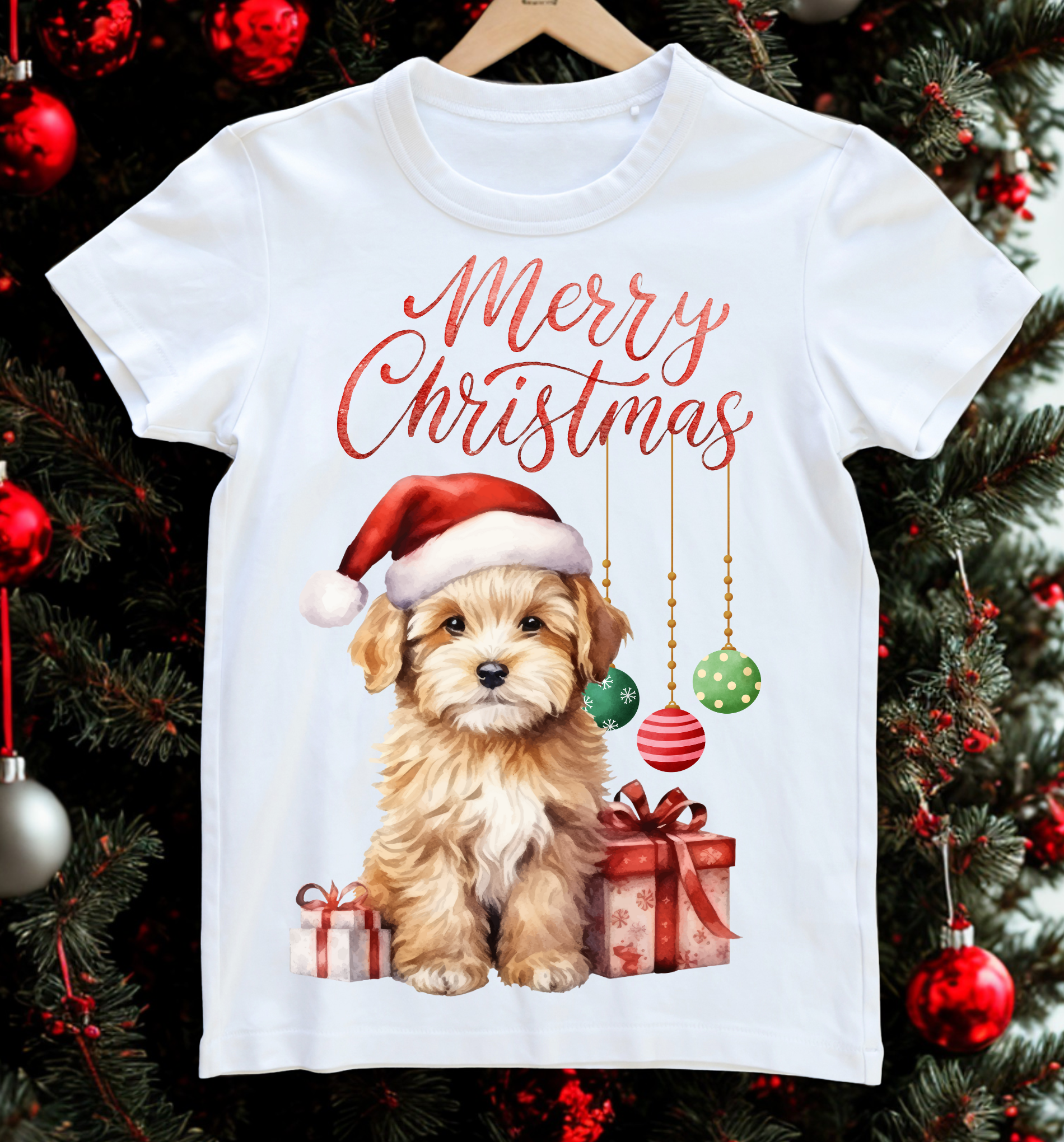 KALĖDŲ SENELIO PAŠTAS. Rinkinys su Kalėdiniais marškinėliais