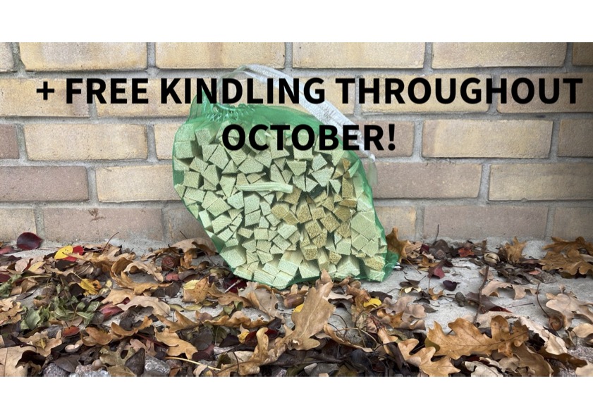 Kiln-Dried Hardwood Logs Economy Bag - Ready To Burn