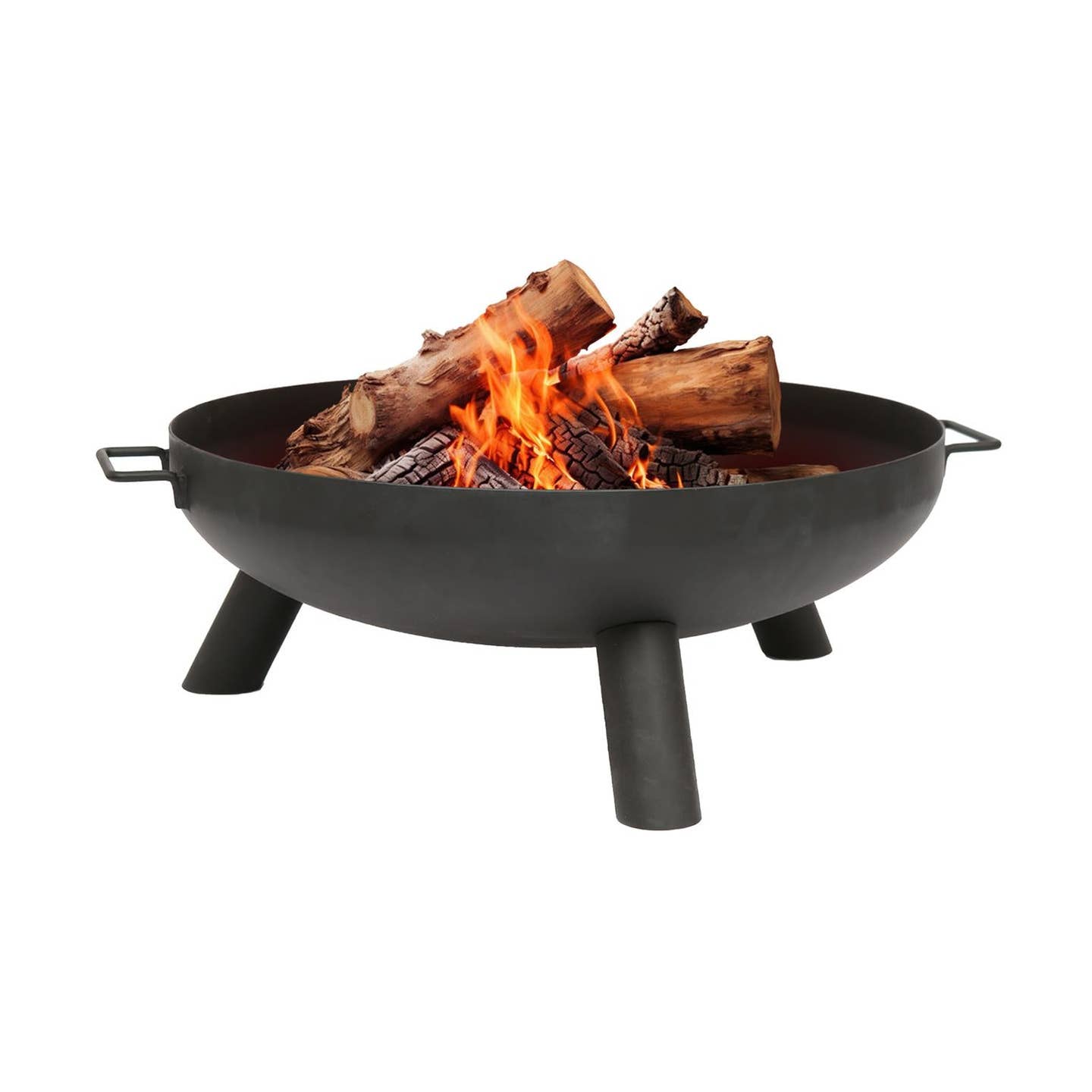 Fire Pit Bundle with Kiln-Dried Logs (Small Fire Pit)
