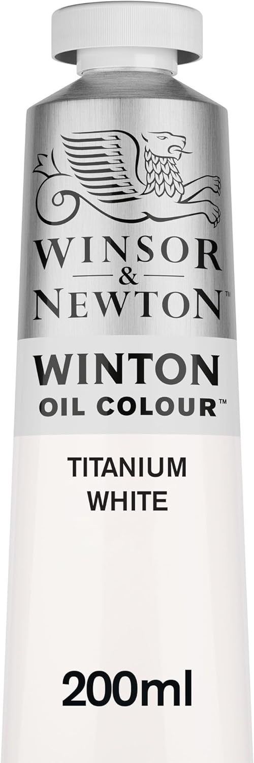 Winsor & Newton Winton Oil Color, 200ml (6.75-oz) Tube, Titanium White