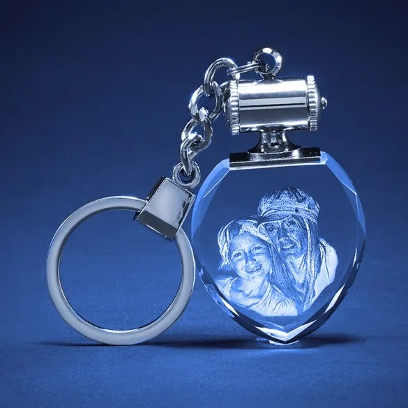 Custom Crystal Laser Engraved Gifts-KeyChain