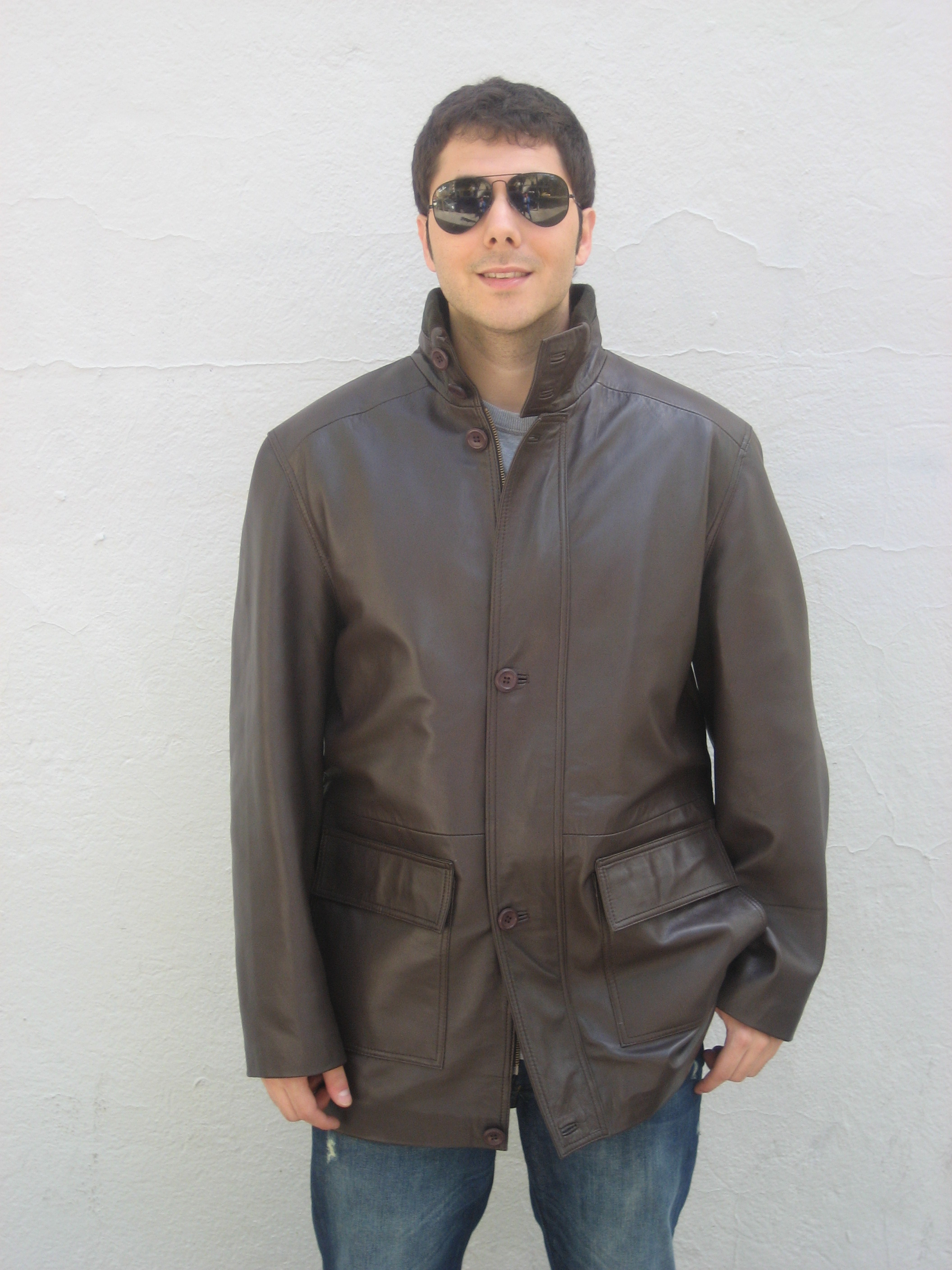 IGUAS - CHAQUETON HOMBRE NAPA MARRON