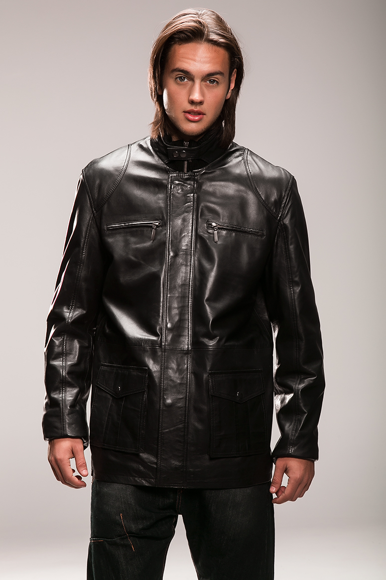 PARANA -CHAQUETON HOMBRE NAPA NEGRA-