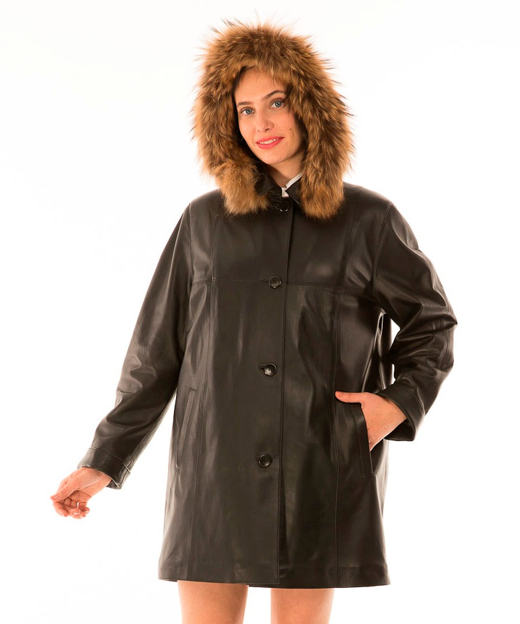 CELESTIN - CHAQUETA MUJER NAPA MARRON