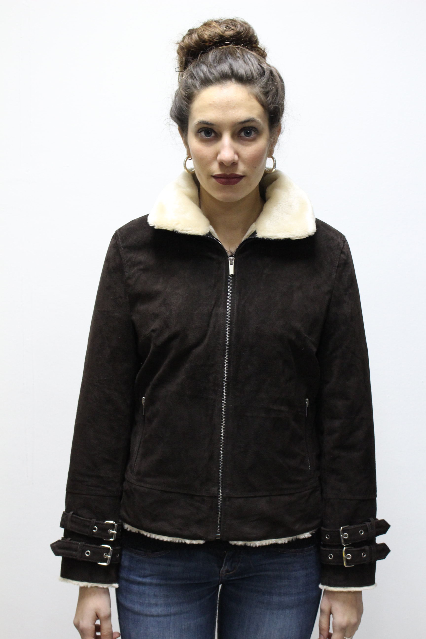 BRITTON - CAZADORA MUJER PEKARI MARRON