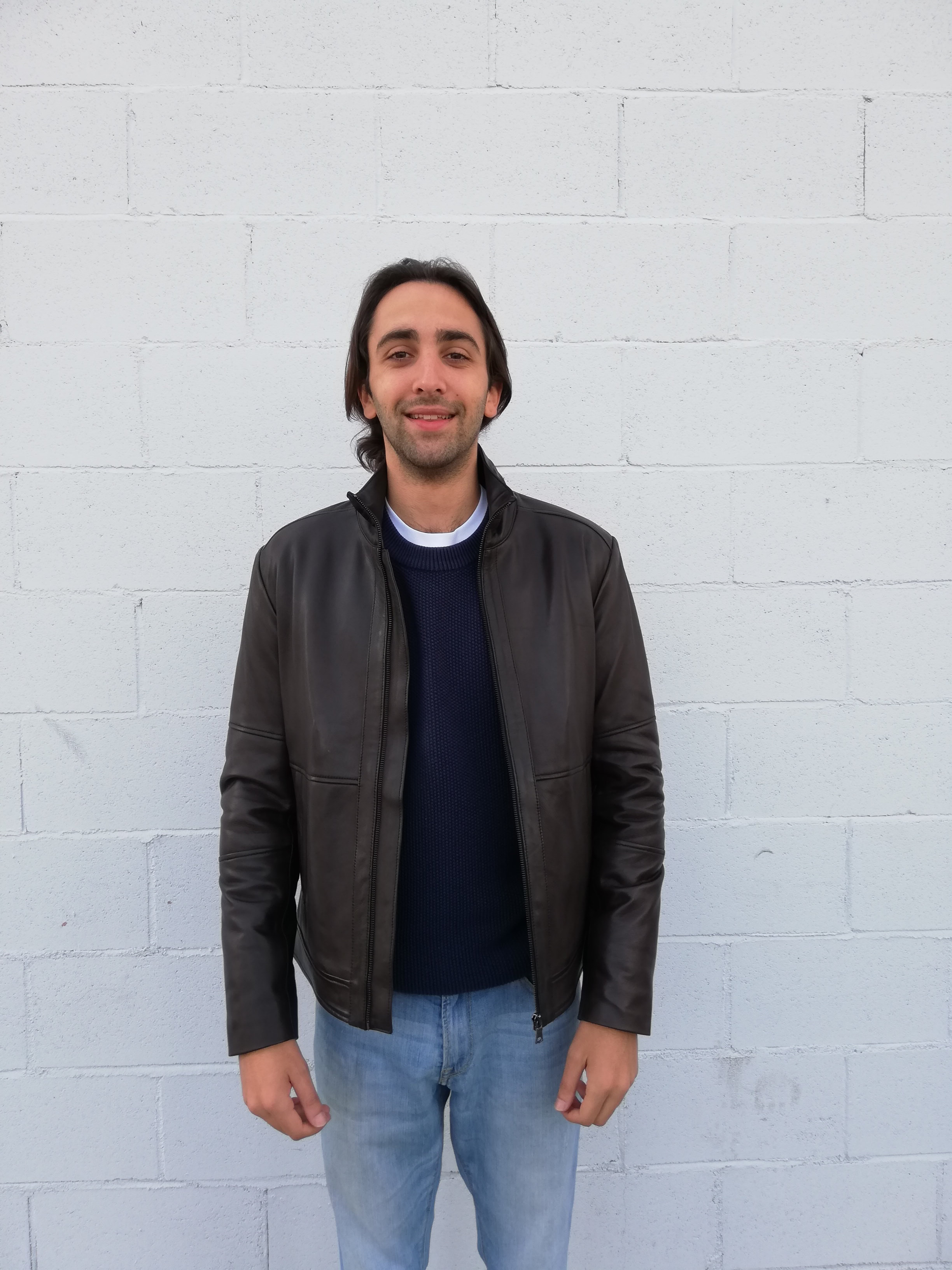 EREVAN - CAZADORA HOMBRE NAPA MARRON OSCURO 1953