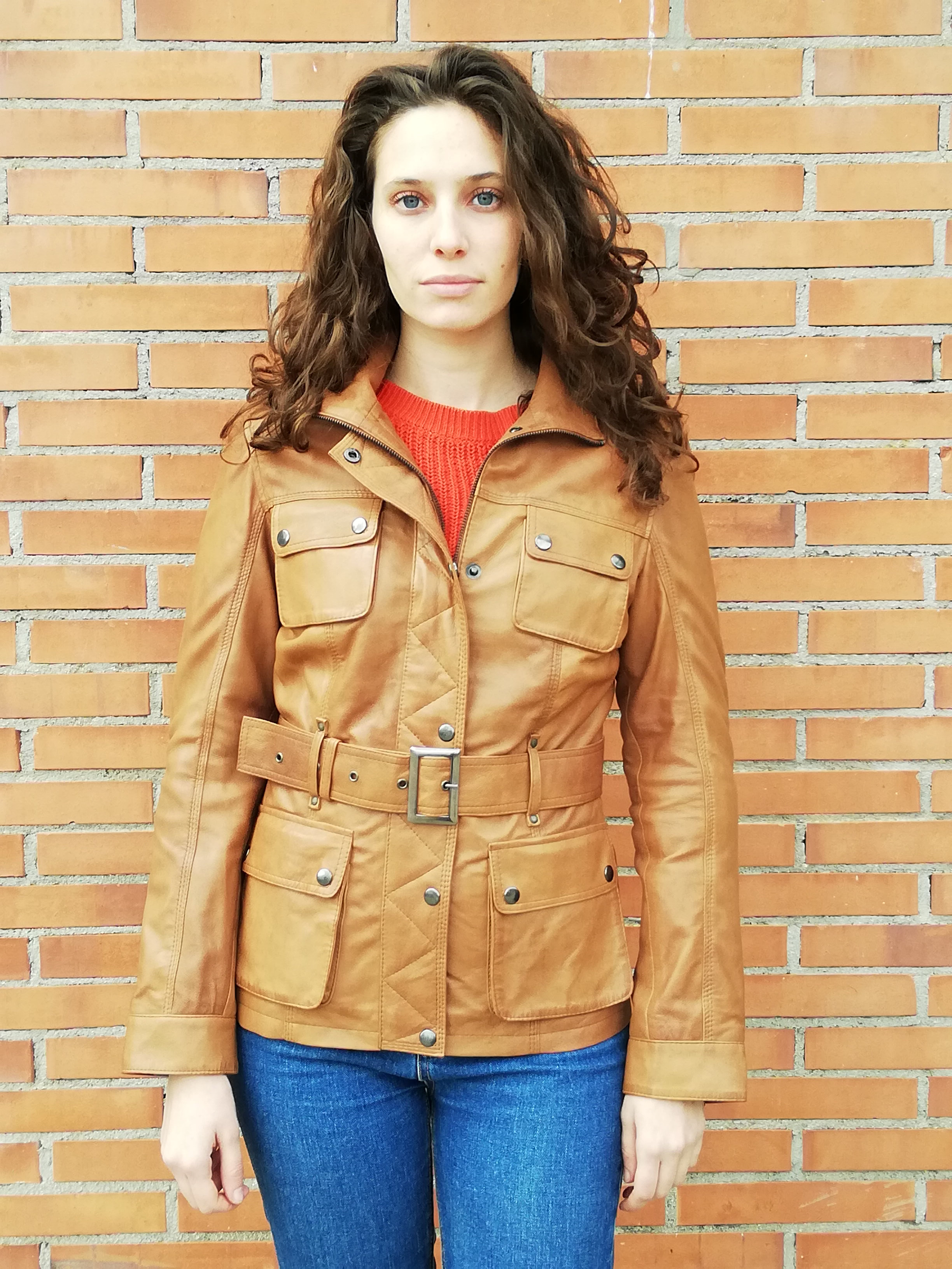 6224 - CAZADORA MUJER NAPA CAMEL