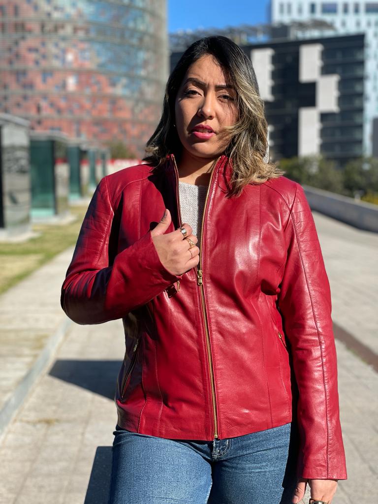 GORGINA - CHAQUETA ROJA MUJER