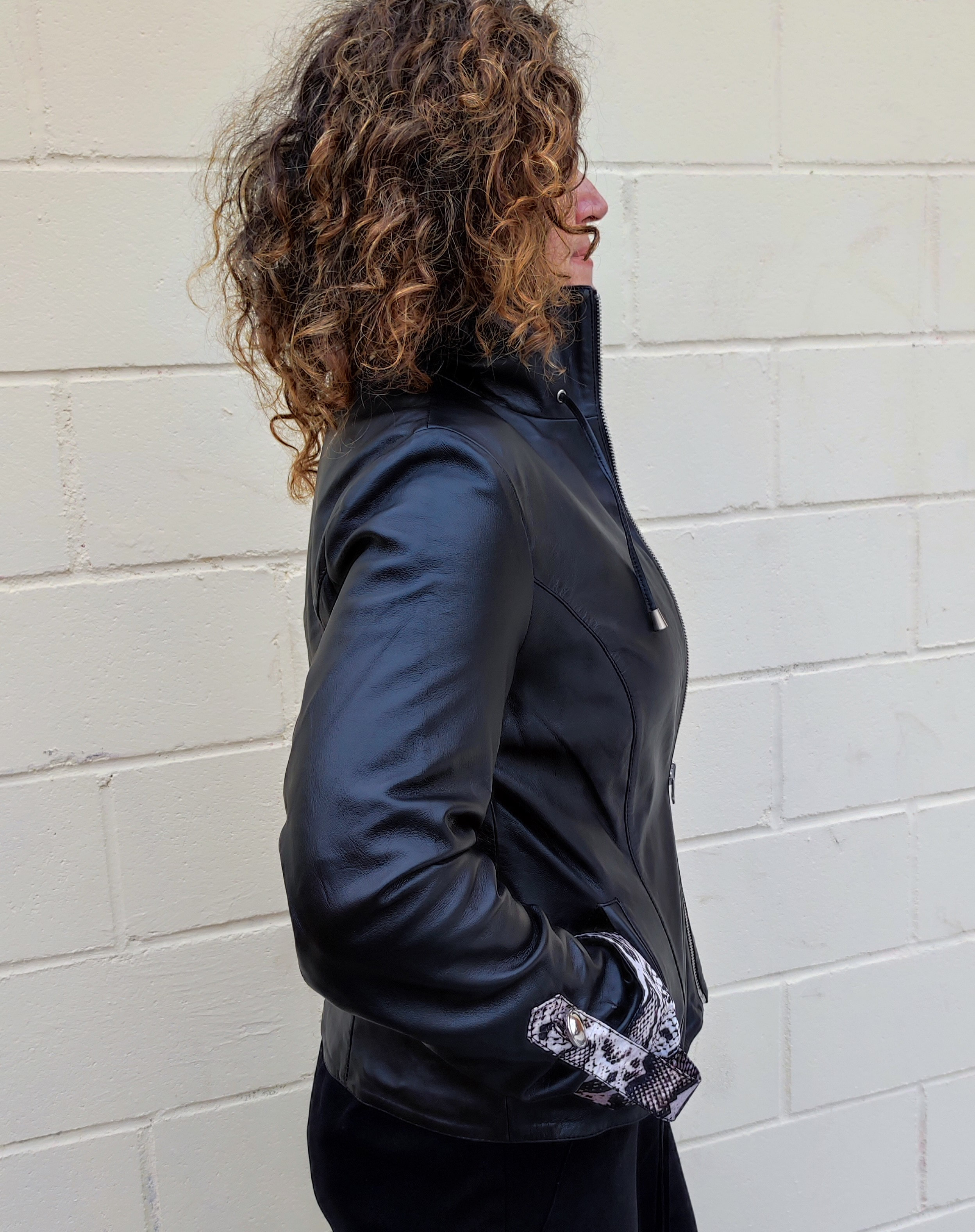 AVA - CHAQUETA BASICA MUJER REVERSIBLE