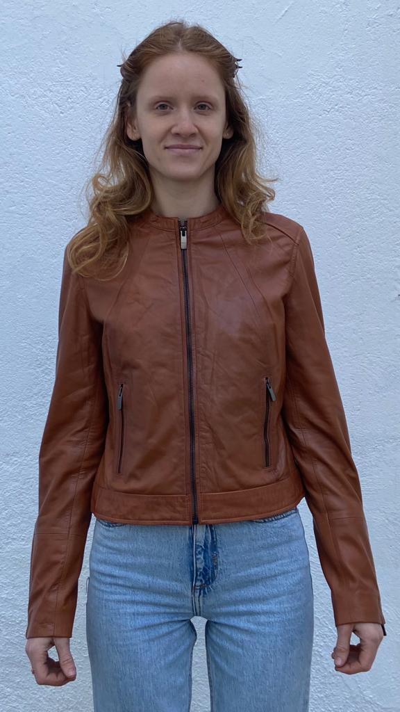 6554 - CAZADORA CORTA CAMEL