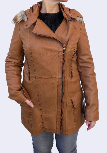 144 - LEVITA MUJER COLOR CAMEL