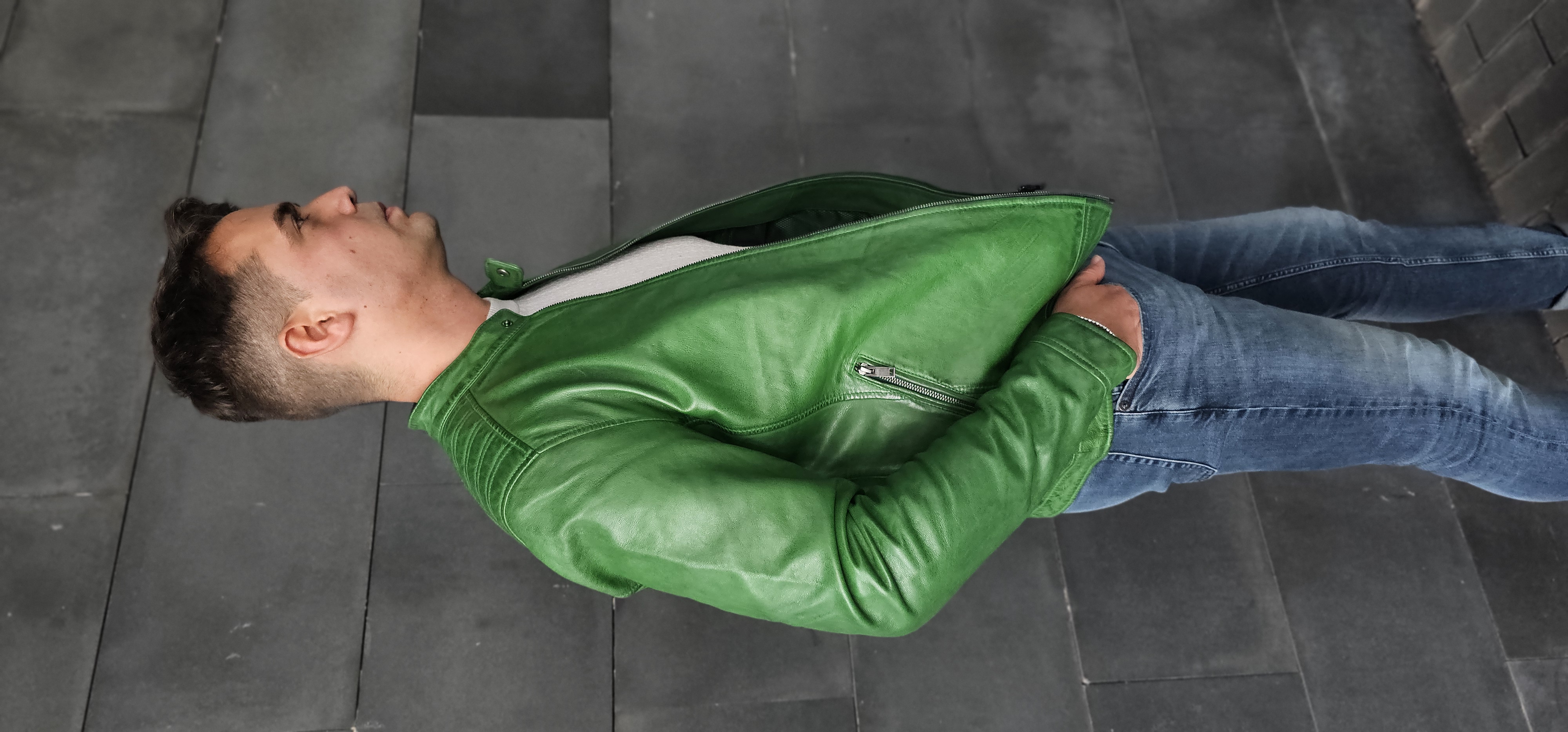 CAZADORA HOMBRE COLOR VERDE 