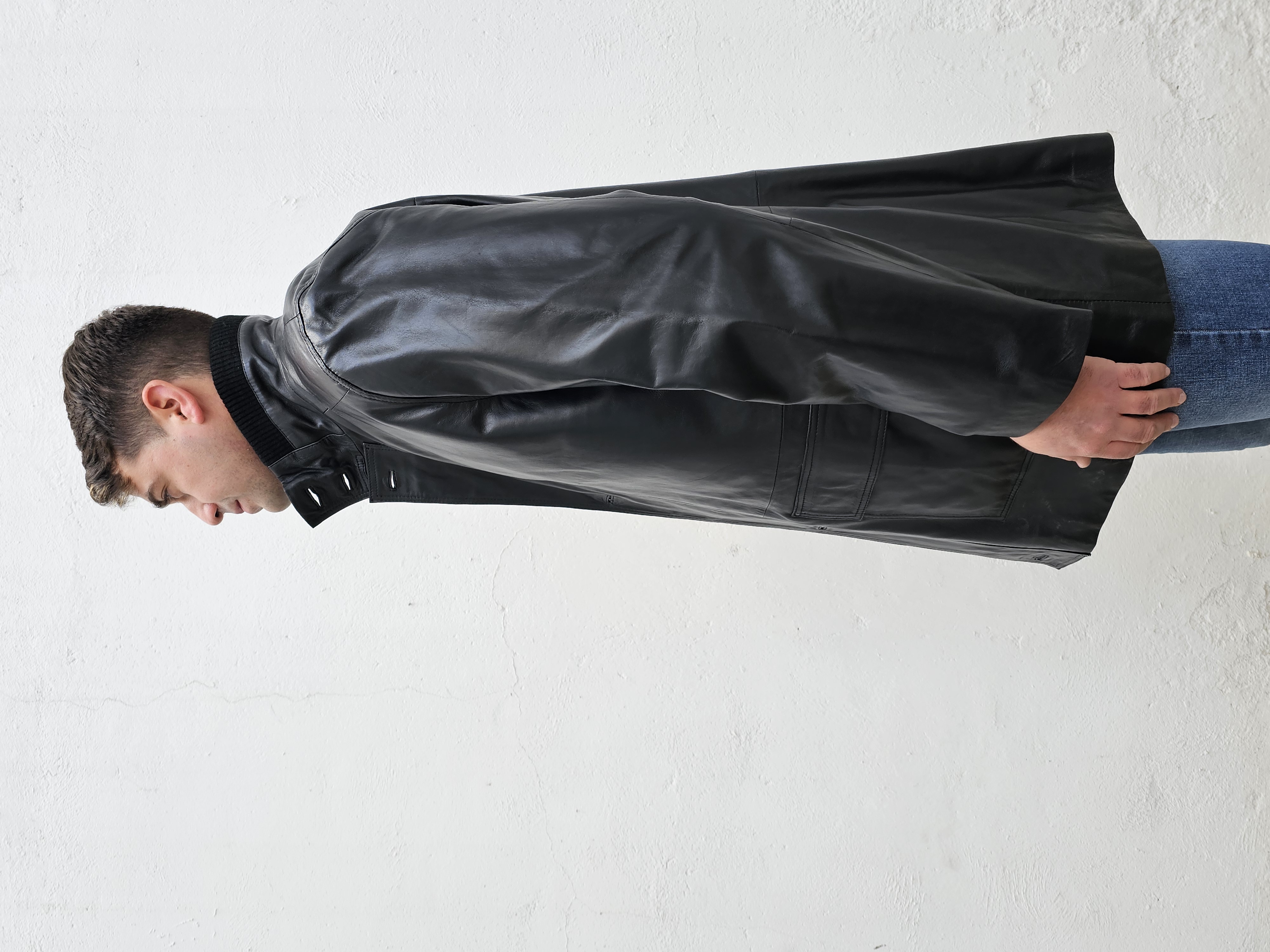 5400 CHAQUETON HOMBRE NAPA NEGRA