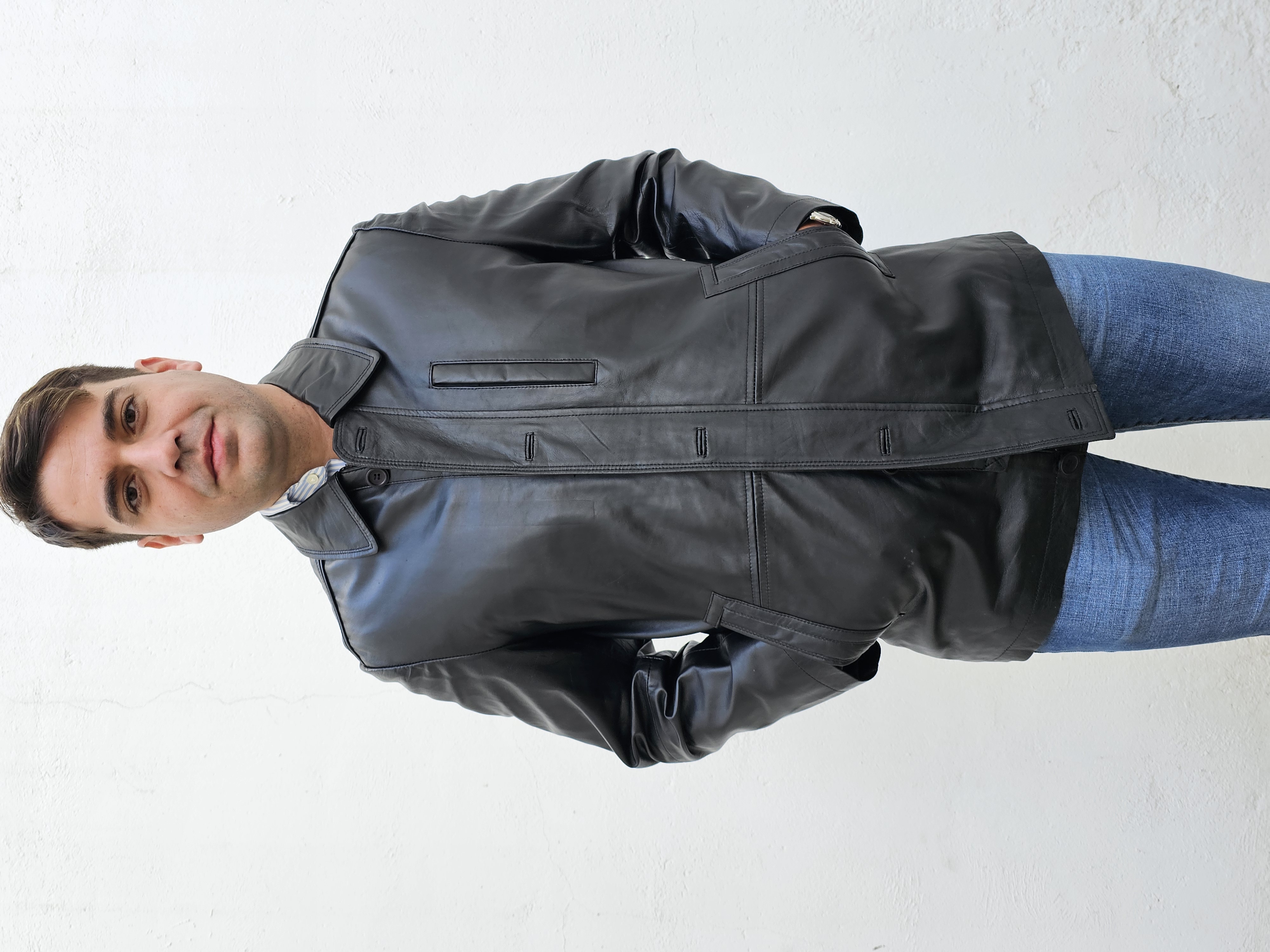 IENISSEI - CHAQUETA HOMBRE NAPA MARRON 5400