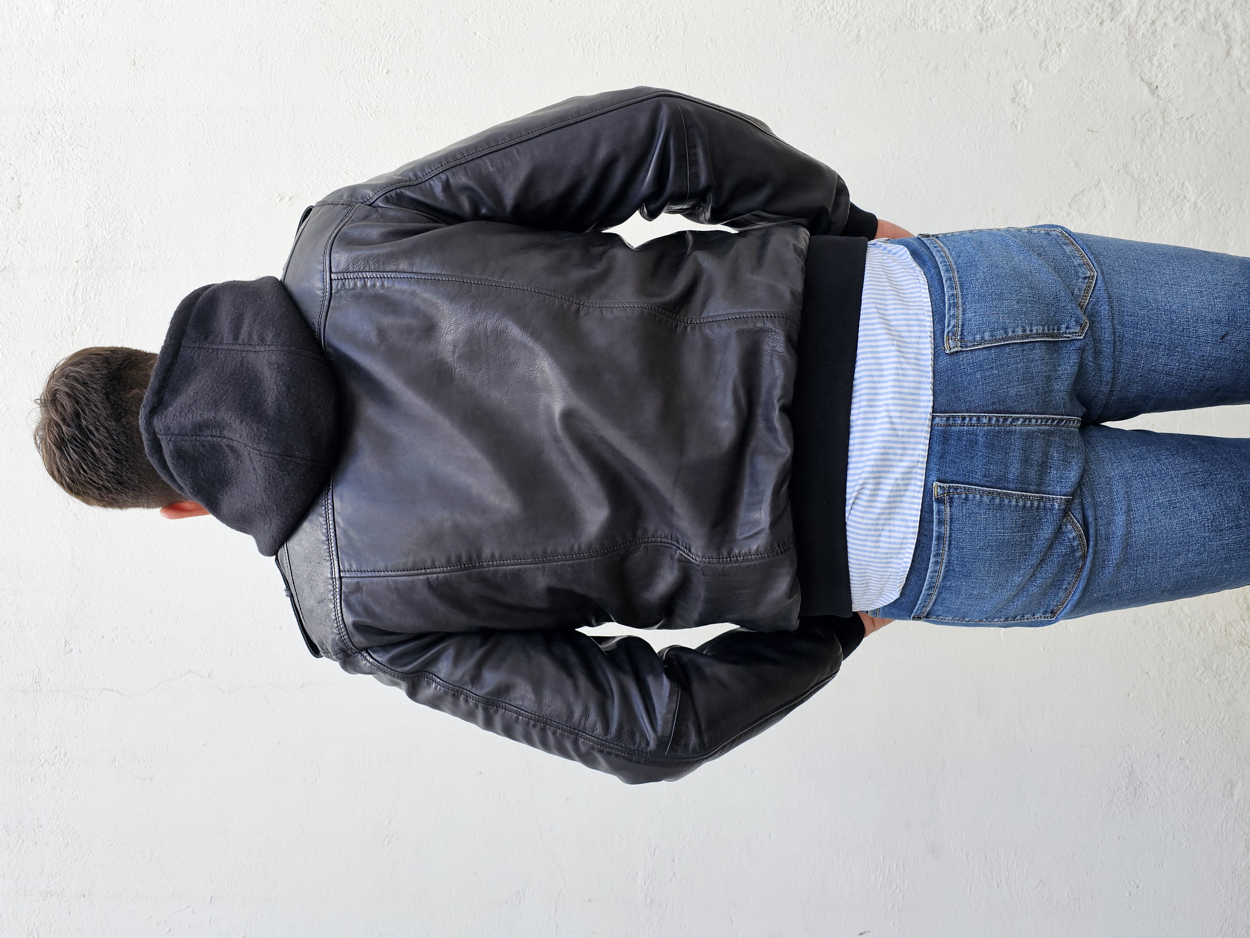 3605  - KEVIN - CAZADORA HOMBRE EN NEGRO