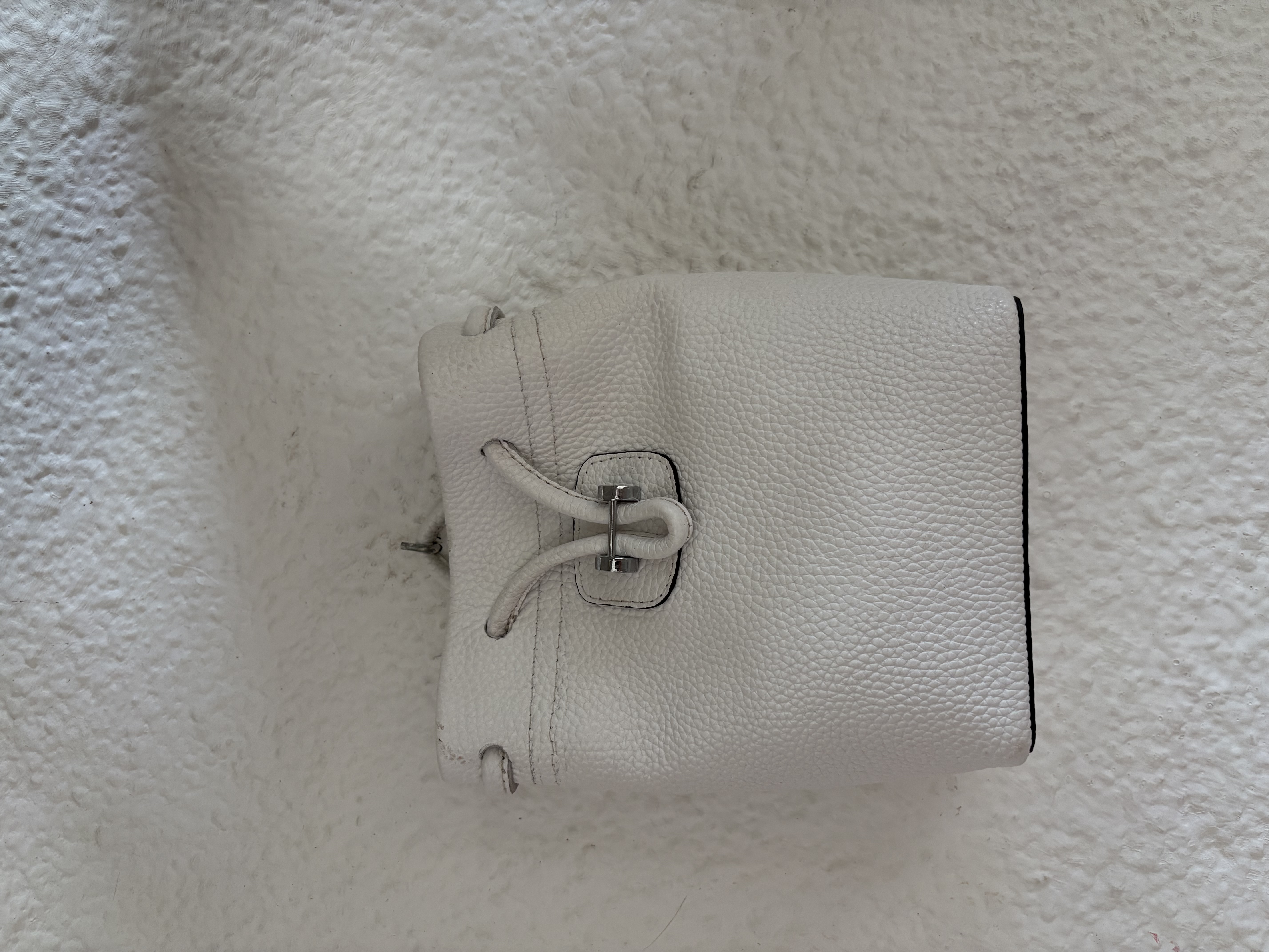 2411VB - Bolsa de cuero blanco