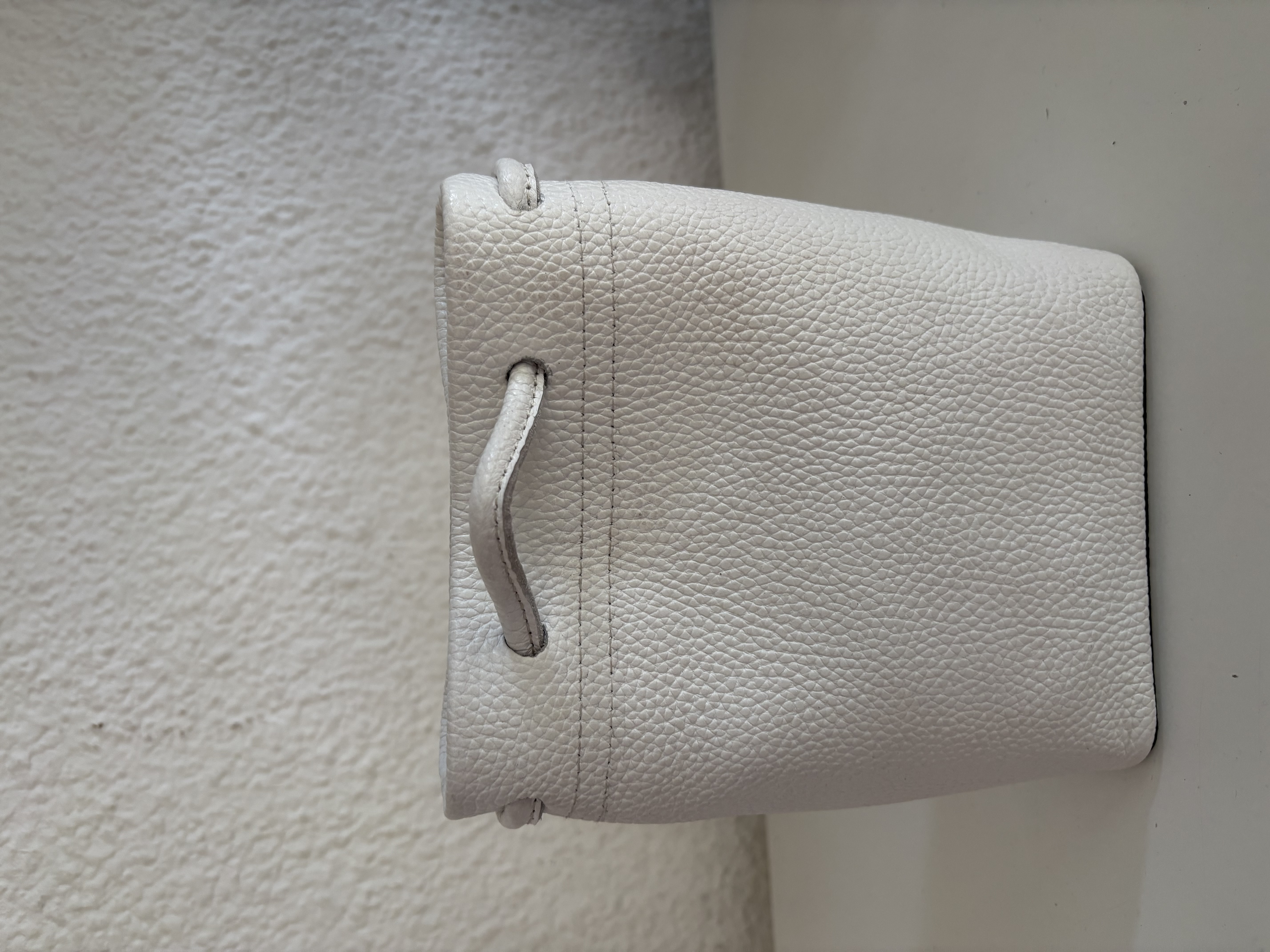 2411VB - Bolsa de cuero blanco
